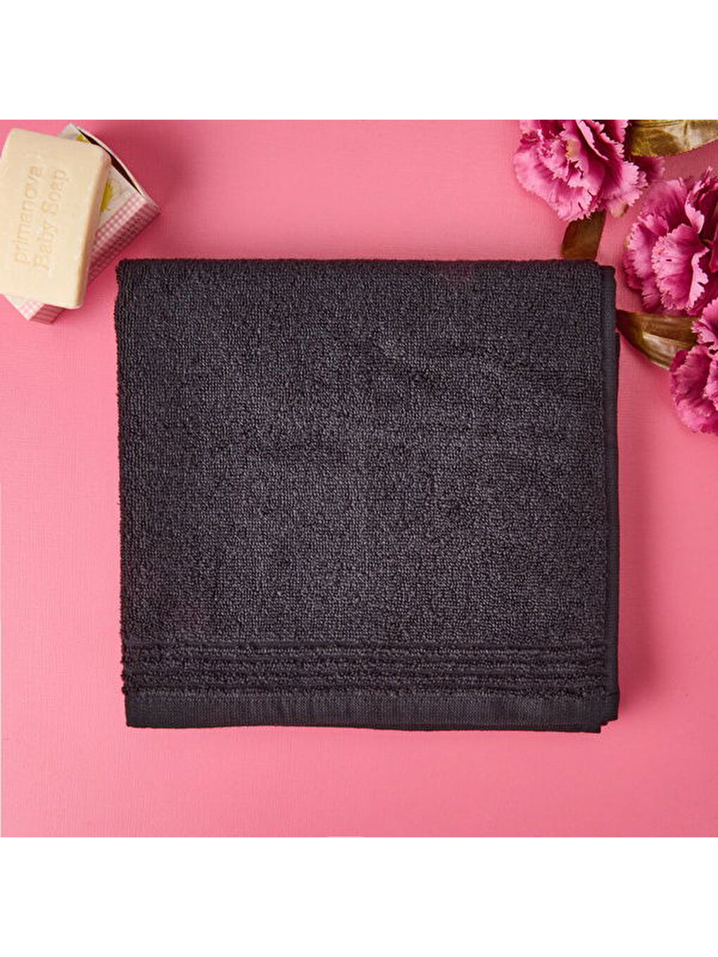 Soft Fly Ayak Havlusu - Siyah - 50x70 cm