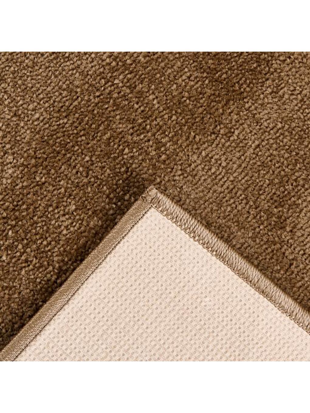 Soft Shaggy Halı - Kahverengi - 80x150 cm-2