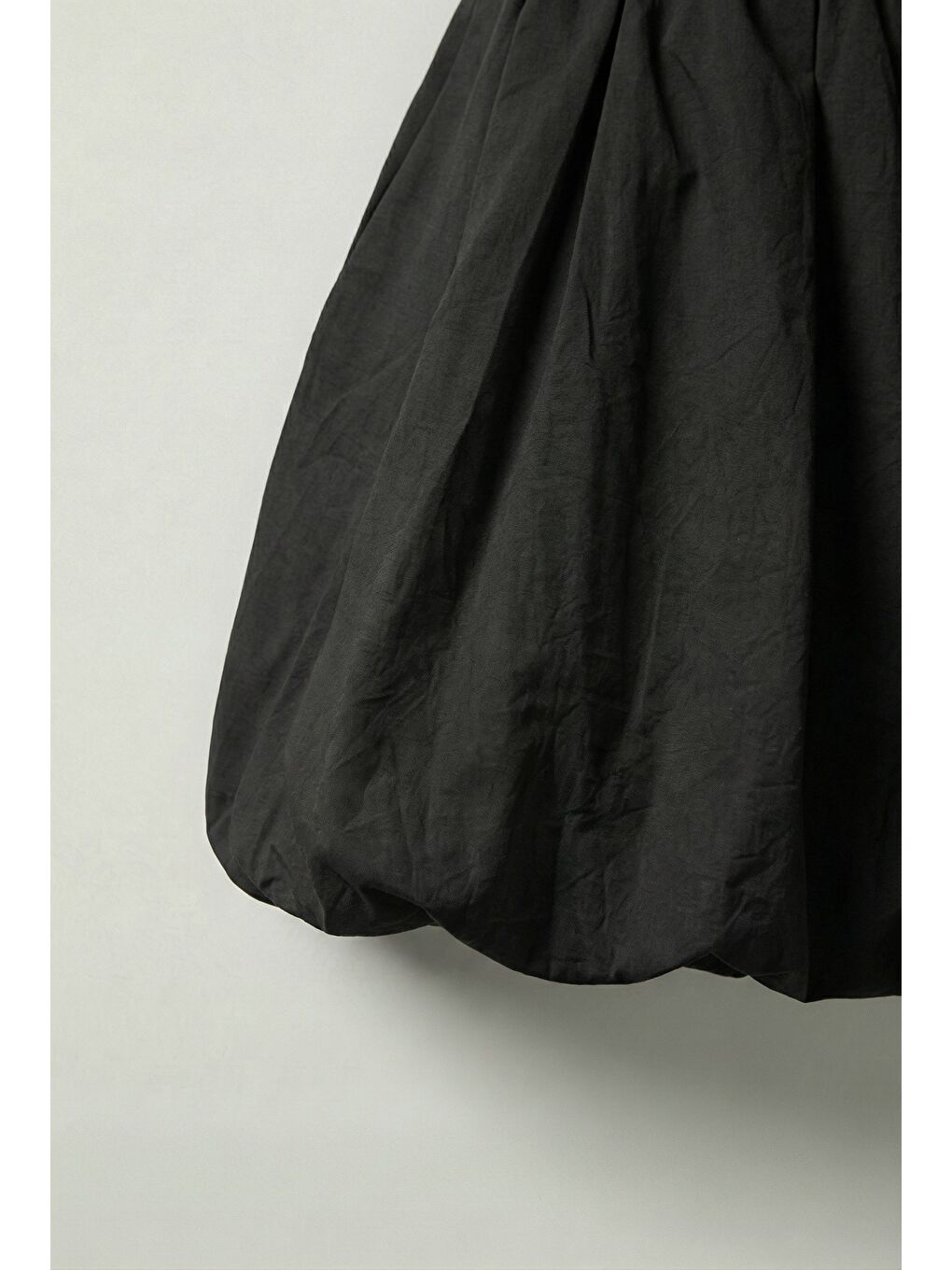 Kız Çocuk Pamuklu Siyah Fiyonk Detaylı Balon Etek-1