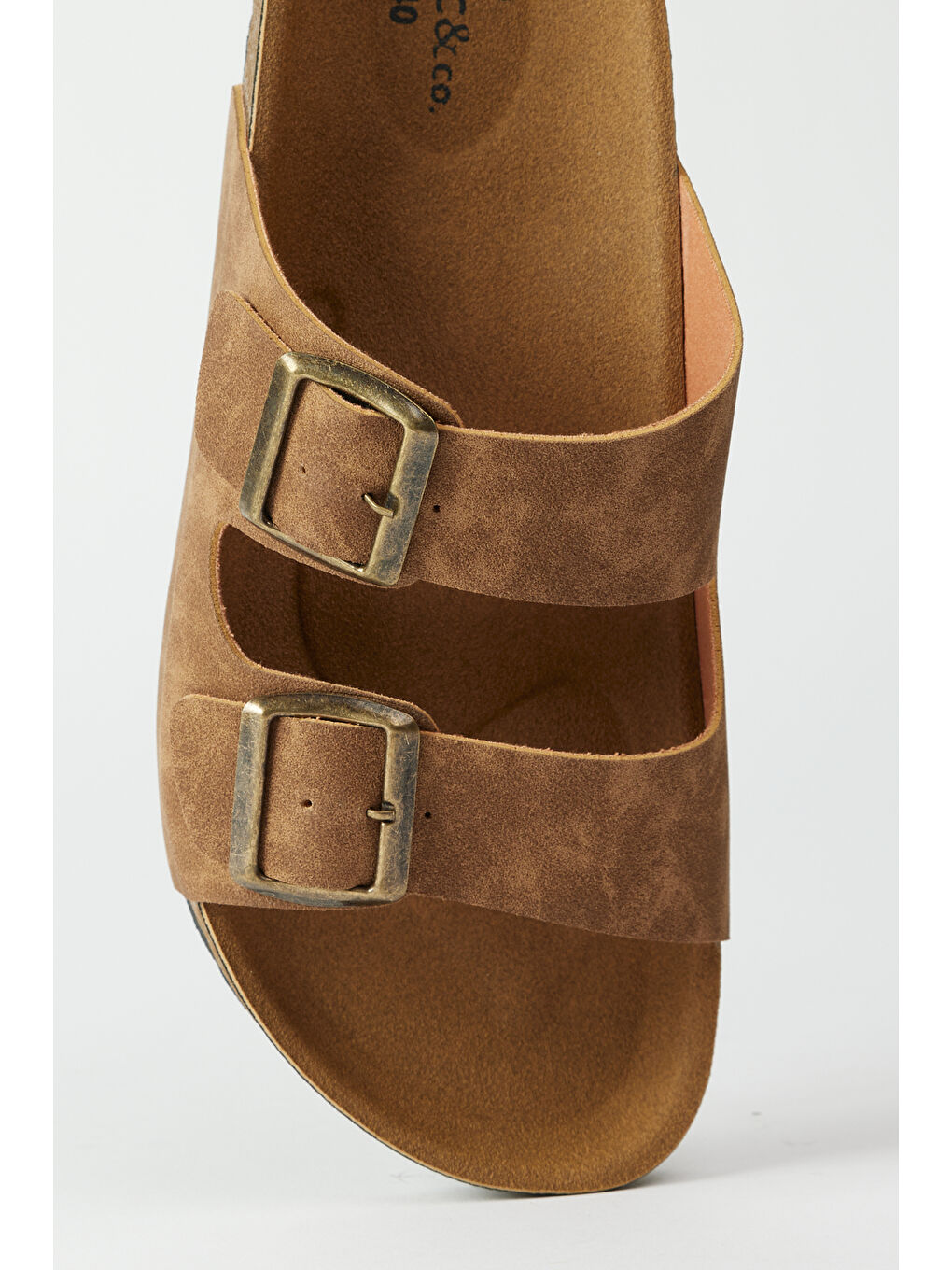 Kahverengi Erkek Taba Desensiz Terlik-2