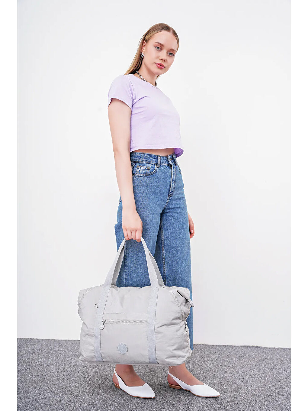 Gri Kadın El Çantası BHPC6013