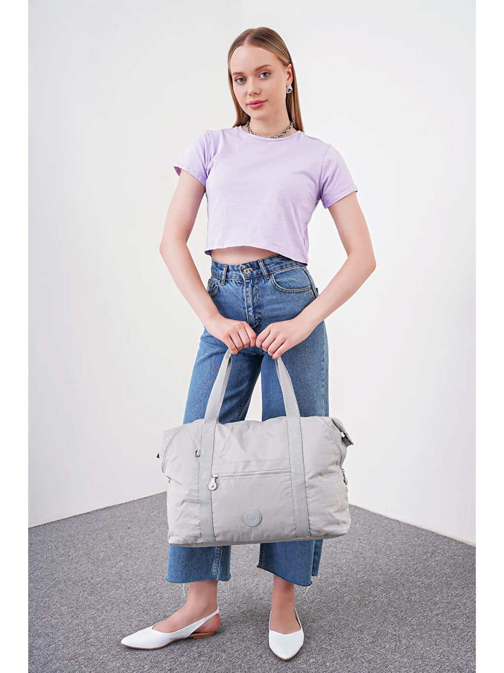 Gri Kadın El Çantası BHPC6013-1