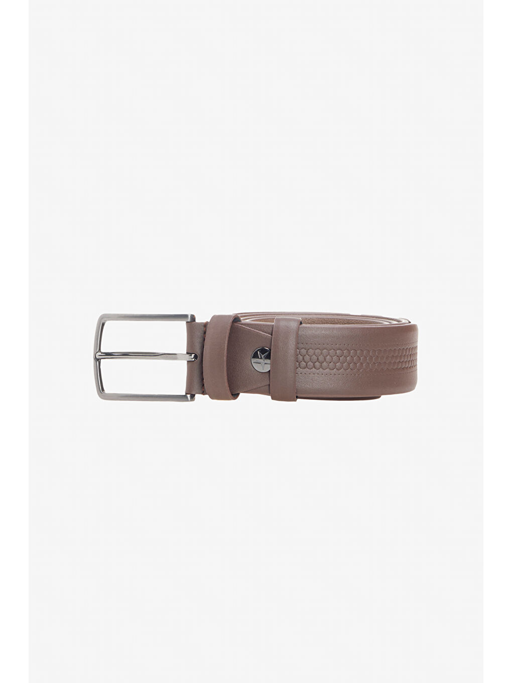 Erkek Siyah-Kahverengi Siyah-Kahverengi 2'li Takım Elbise Kutulu Kemeri-1