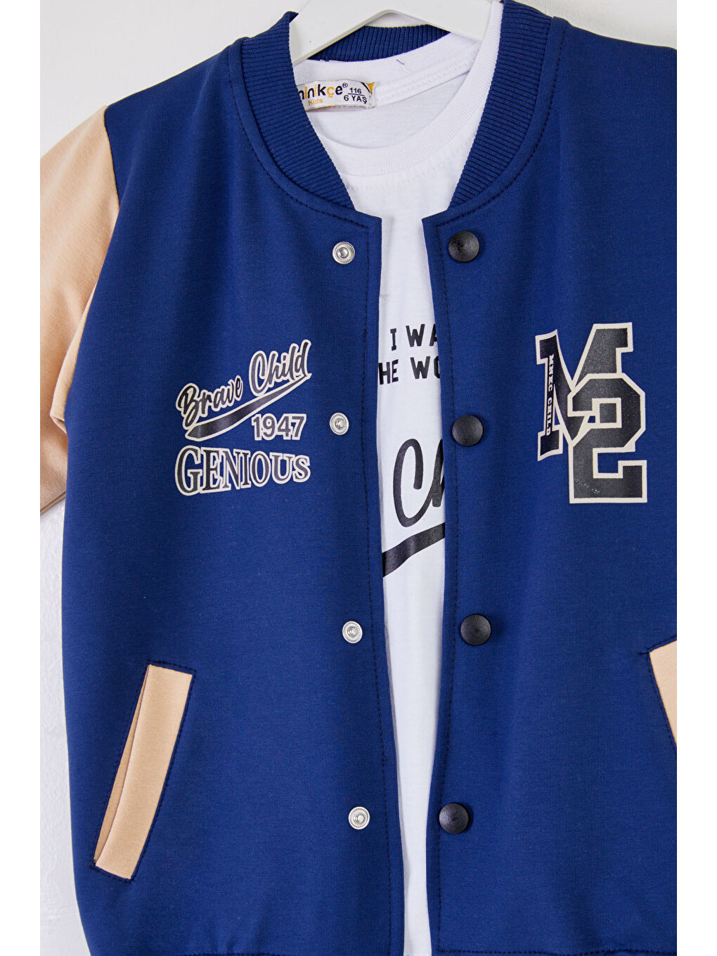 Erkek Çocuk Lacivert Kolej Ceket İkili Takım - 26314-1