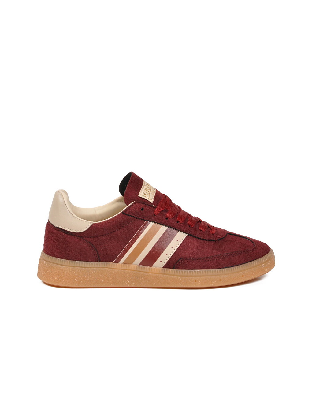 Bordo Bağcıklı Esnek Unisex Spor Ayakkabı 015 G-1