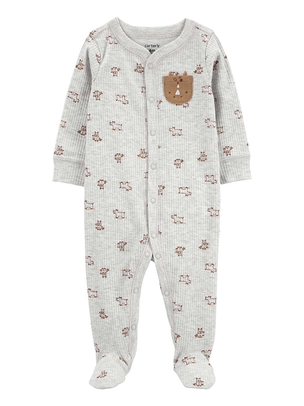 Gri Erkek Bebek Uyku Tulumu