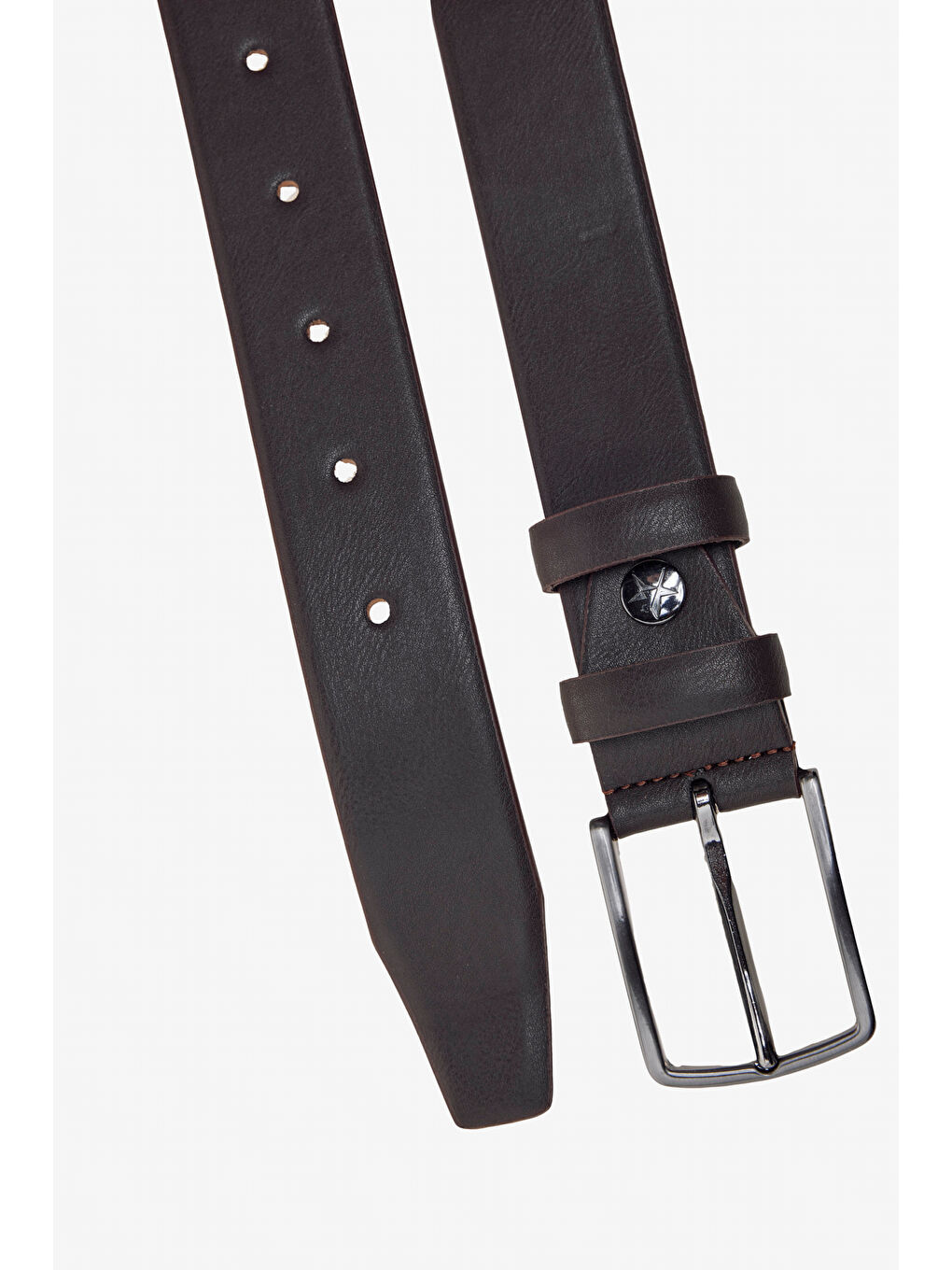 Erkek Siyah-Kahverengi Siyah-Kahverengi 2'li Casual Kemer Kutulu Set-5