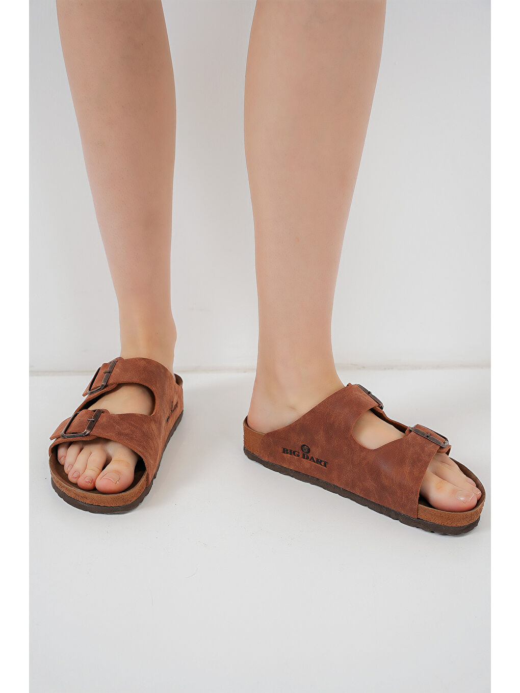 Kahverengi Unisex Ortopedik Terlik 010182 - Taba-4