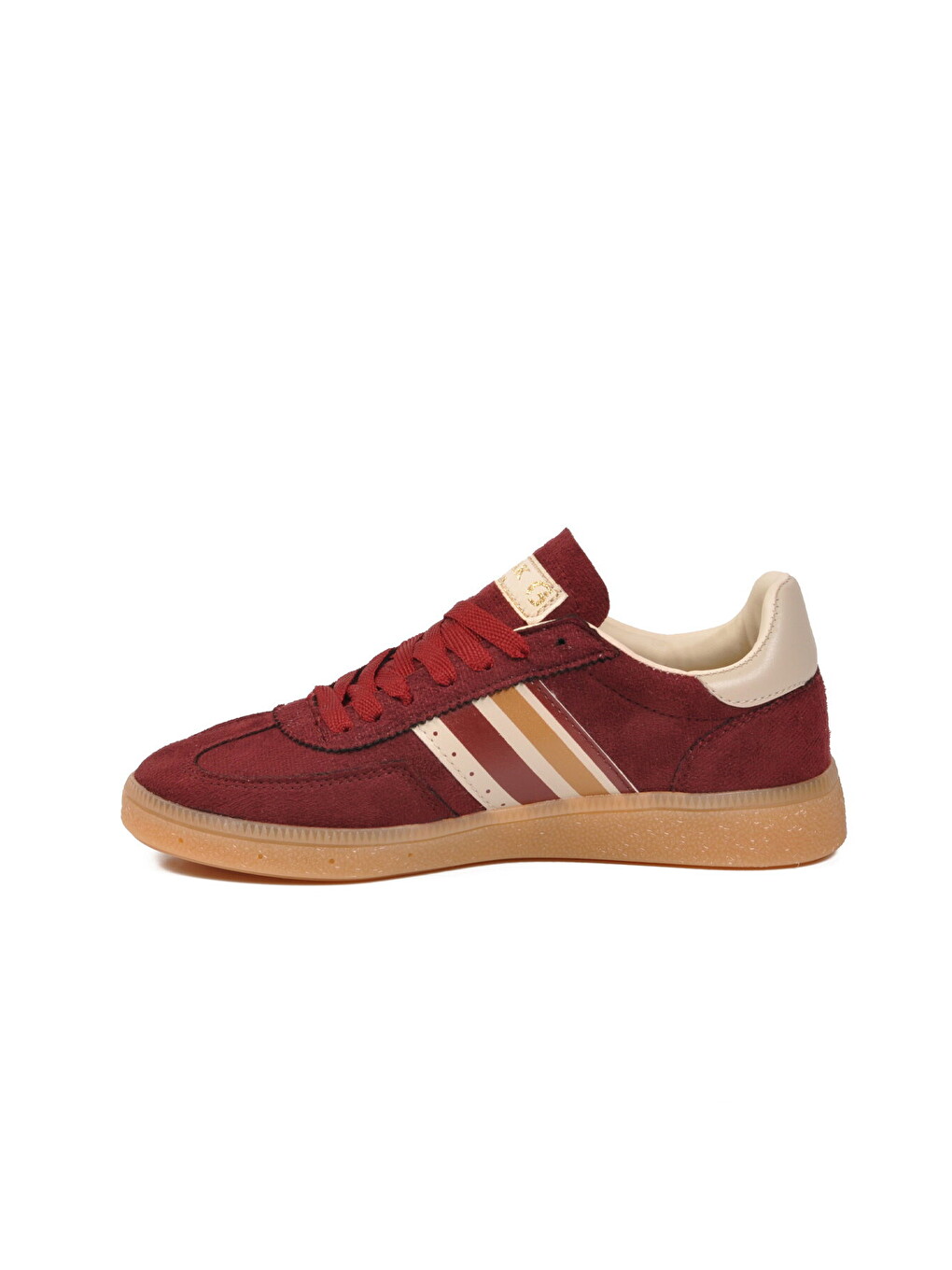 Bordo Bağcıklı Esnek Unisex Spor Ayakkabı 015 G-3