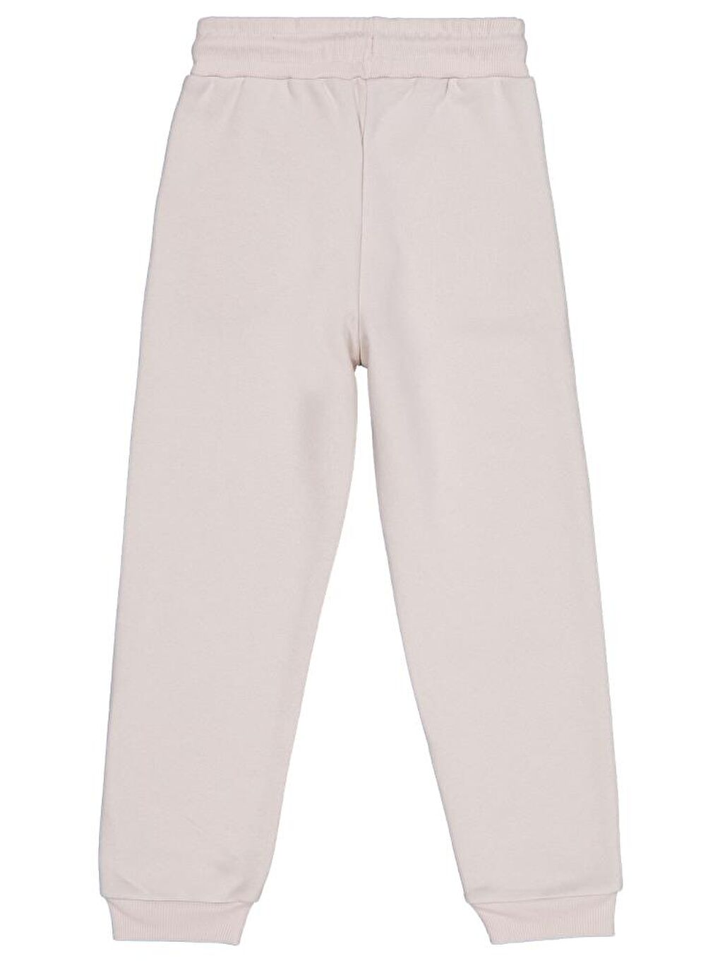 Girls Çiçek Nakışlı 6-9 Yaş Eşofman Altı - Bej 6-7 Yaş-1