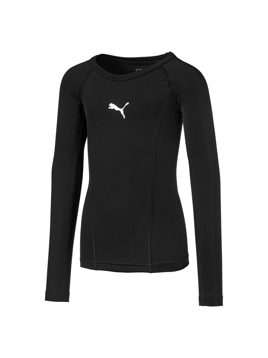 Siyah LIGA Baselayer Çocuk Uzun Kollu Tişört