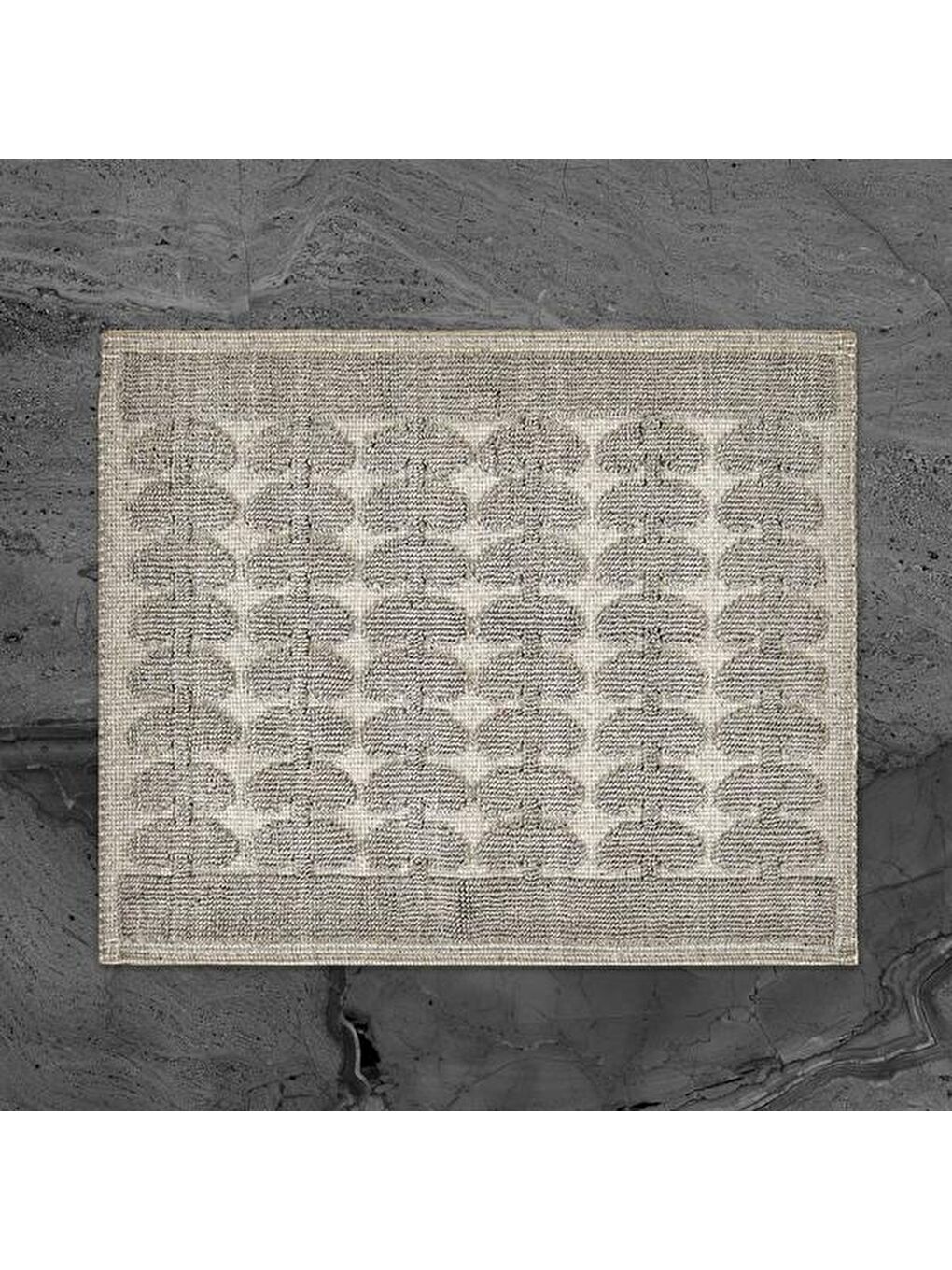 Soft Folium 2'li Banyo Paspası - Gri - 60x100 cm + 50x60 cm-2