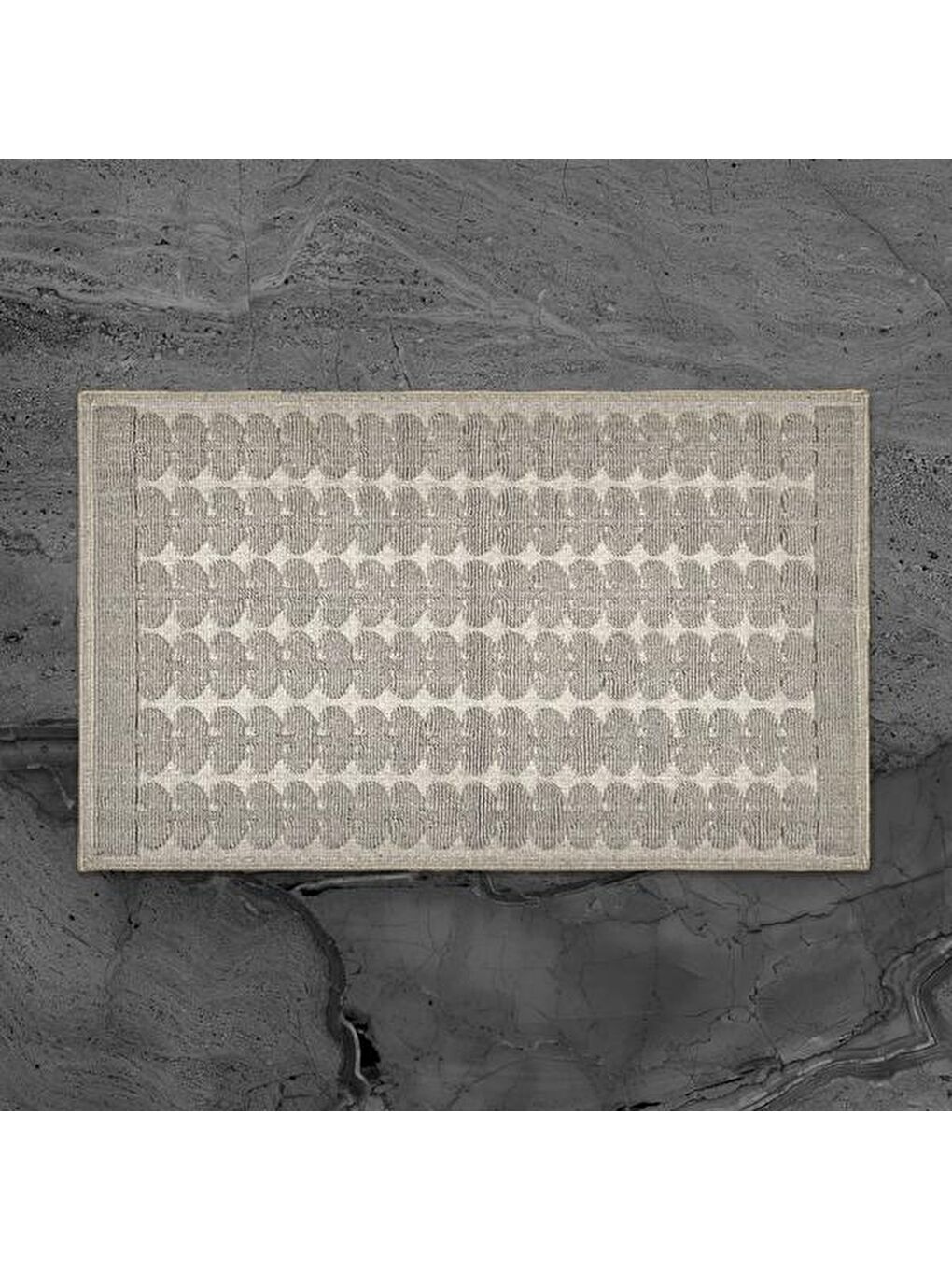 Soft Folium 2'li Banyo Paspası - Gri - 60x100 cm + 50x60 cm-3