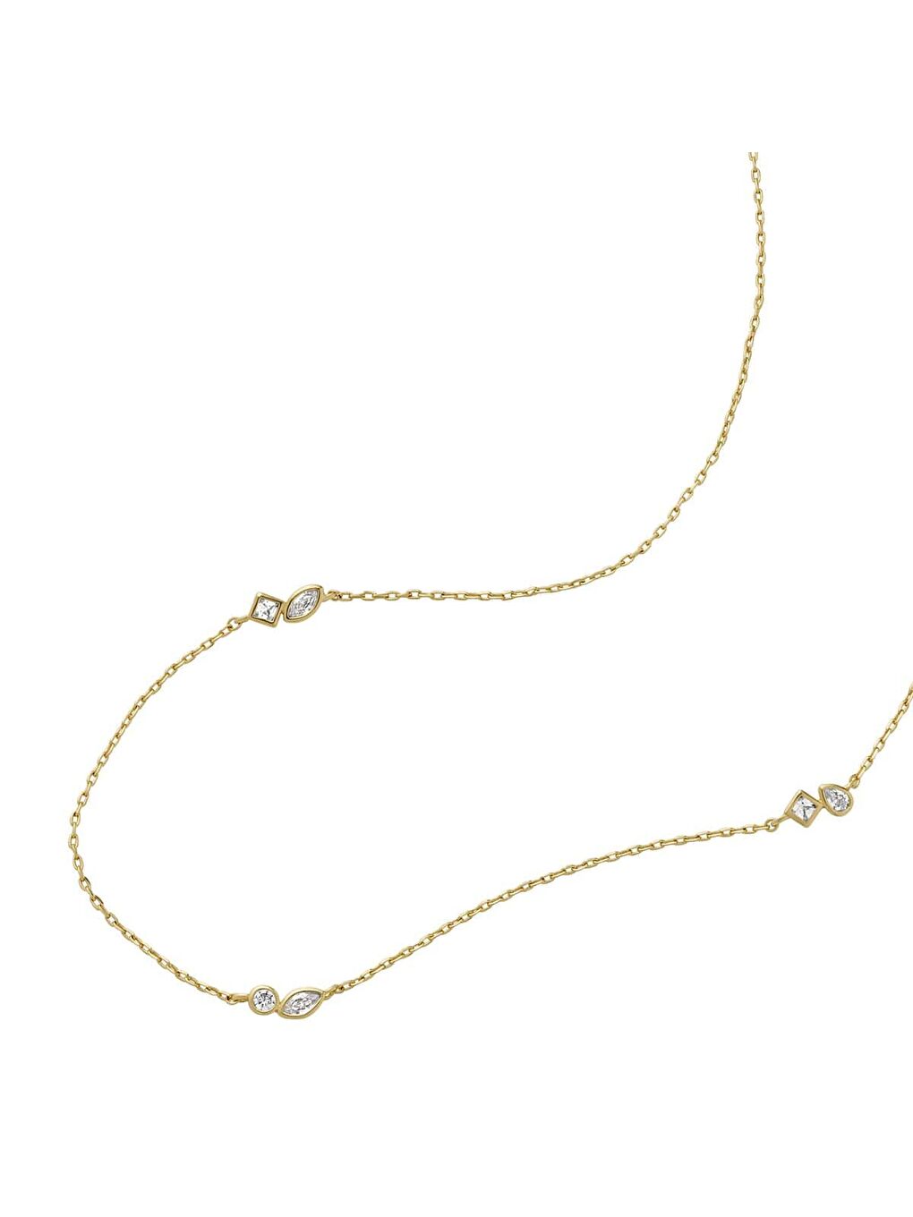 Sarı JA7287-710 Kadın Kolye-1