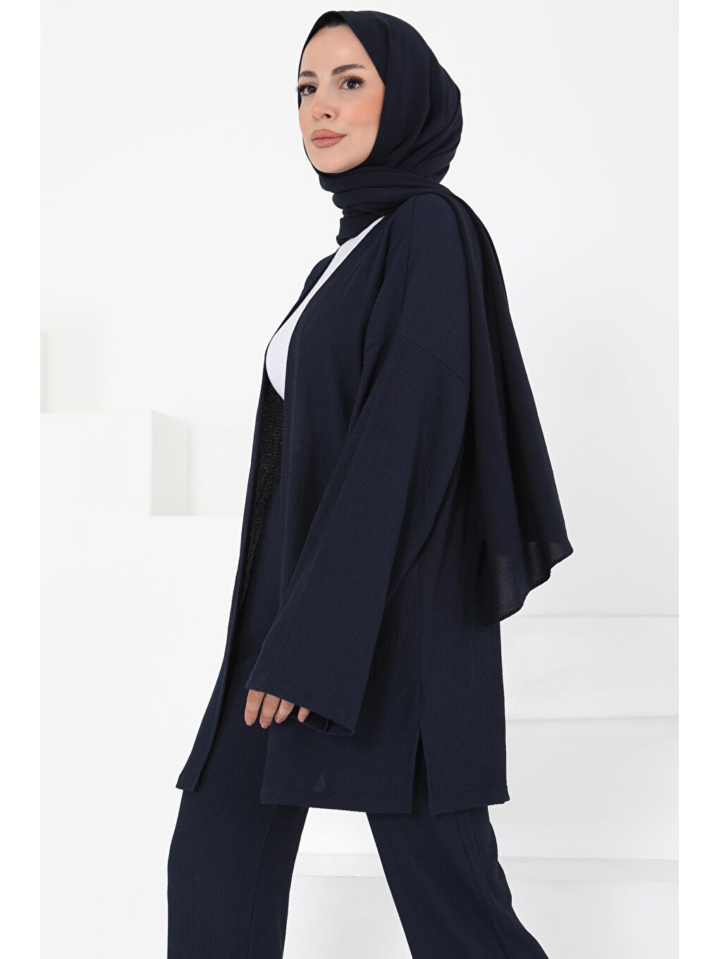 Cepli Kimono Takım Lacivert - 27131-3