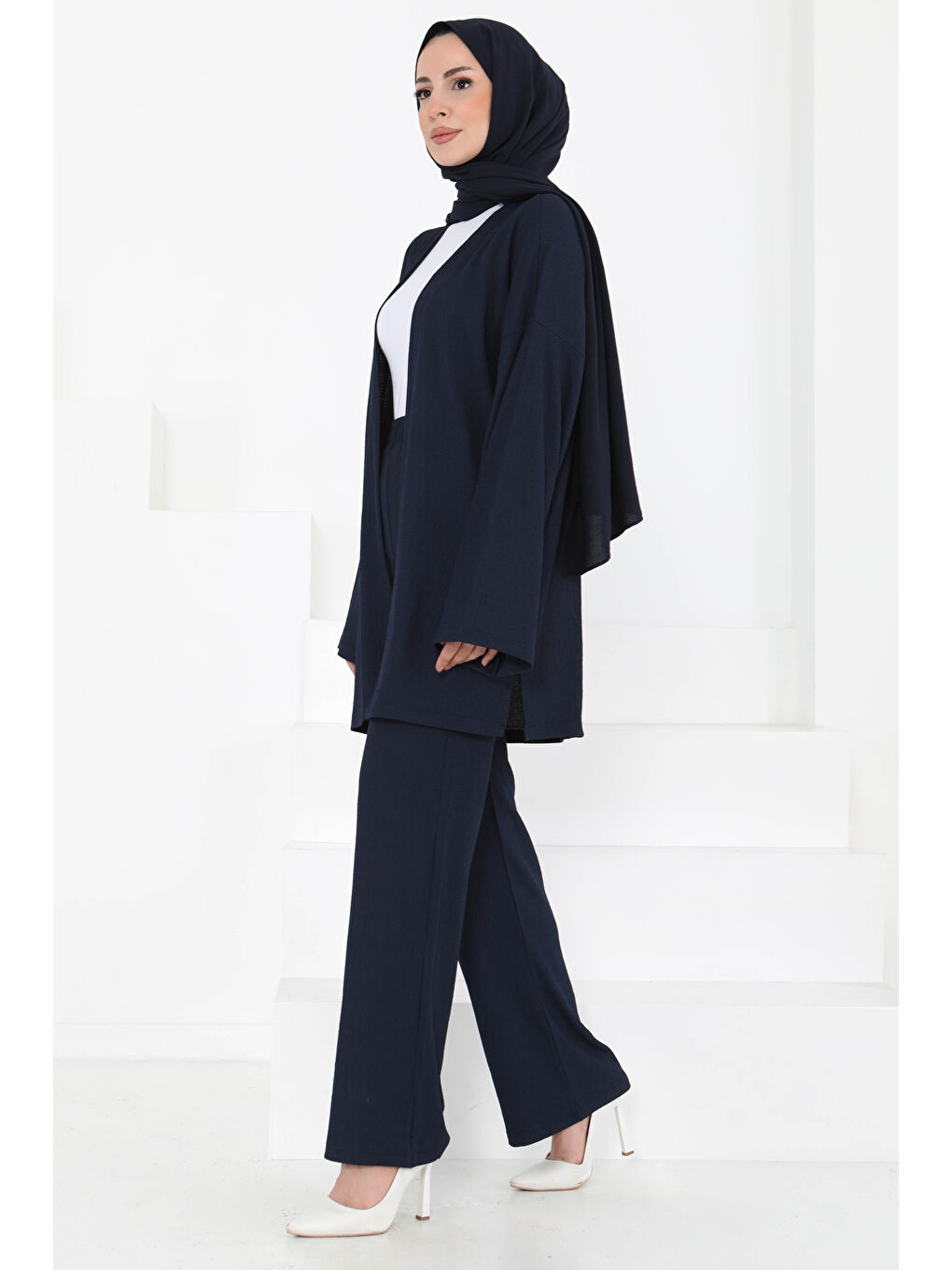 Cepli Kimono Takım Lacivert - 27131-4