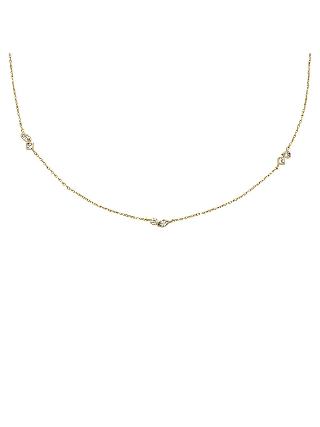 Sarı JA7287-710 Kadın Kolye-2