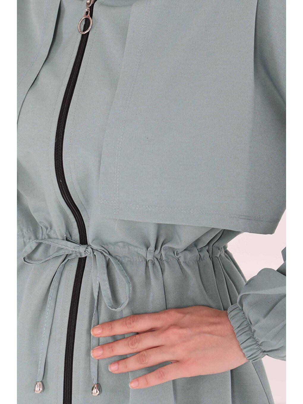 Yeşil Önden Bağlamalı İkili Takım Cagla - 27073-4