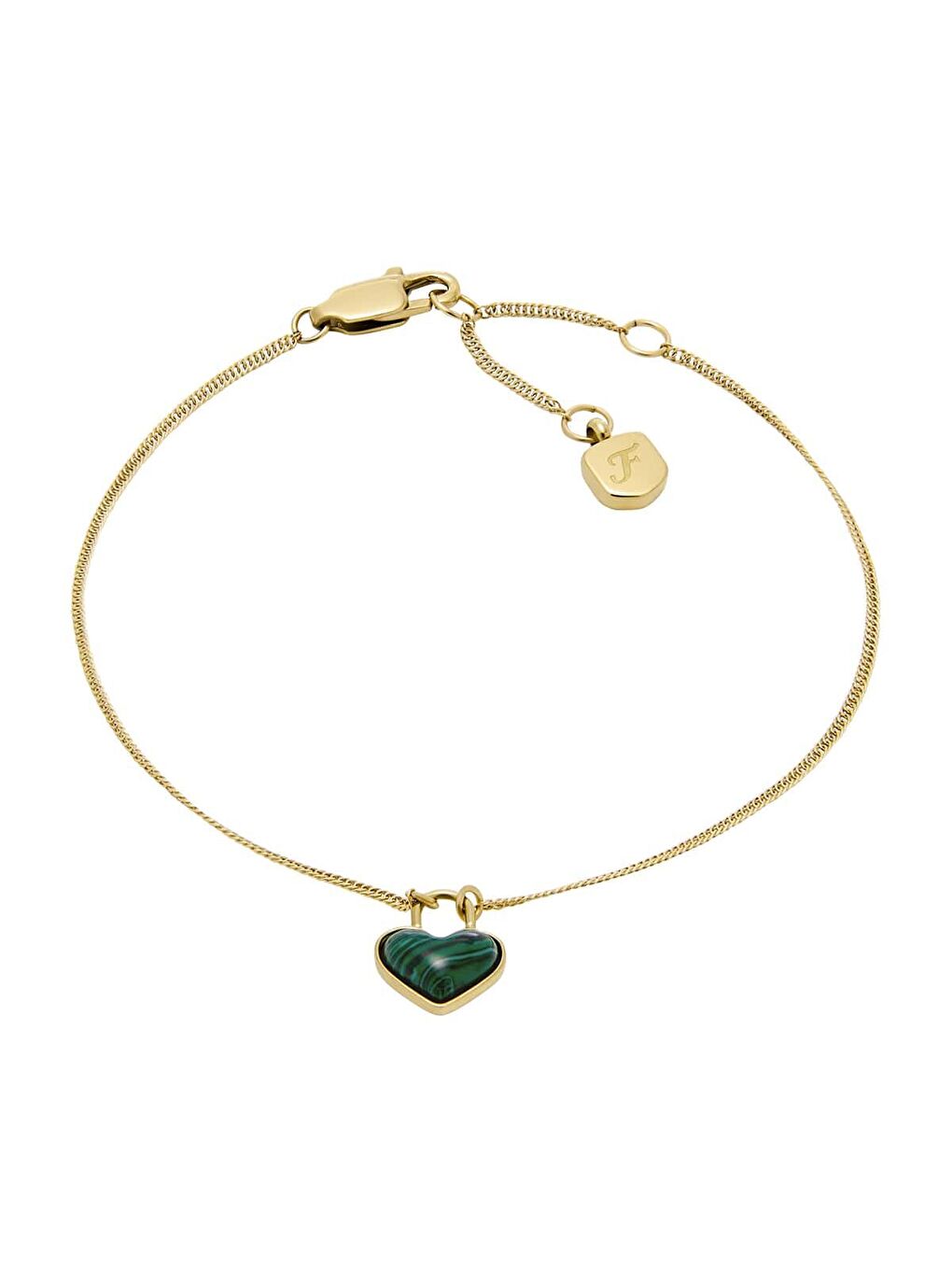 Sarı JF04858-710 Kalpli Kadın Bileklik