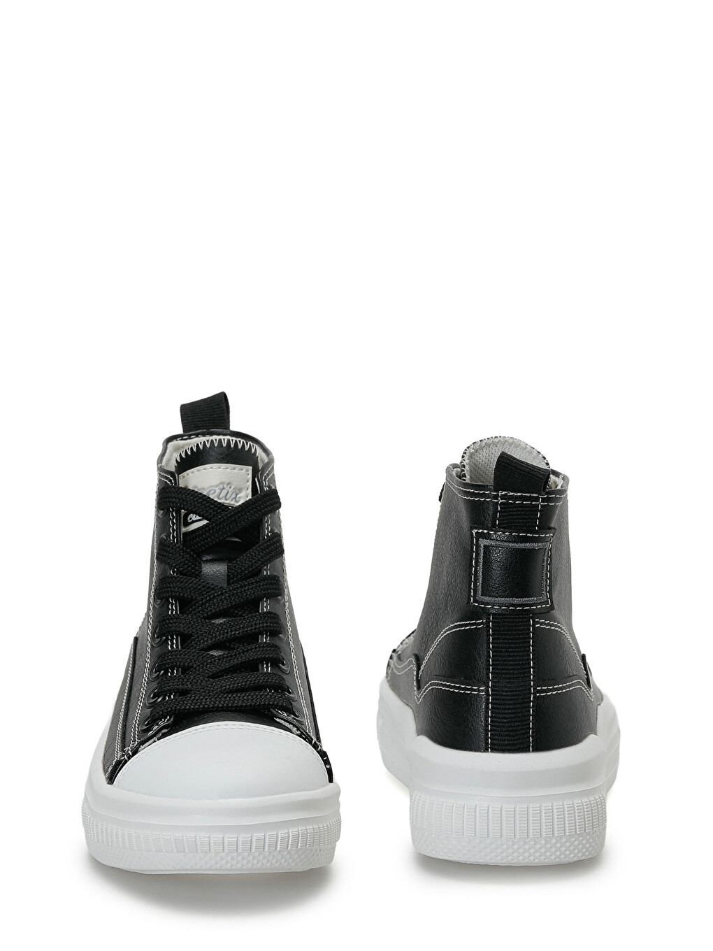 Lorna Hı J F Siyah Kız Çocuk High Sneaker-4