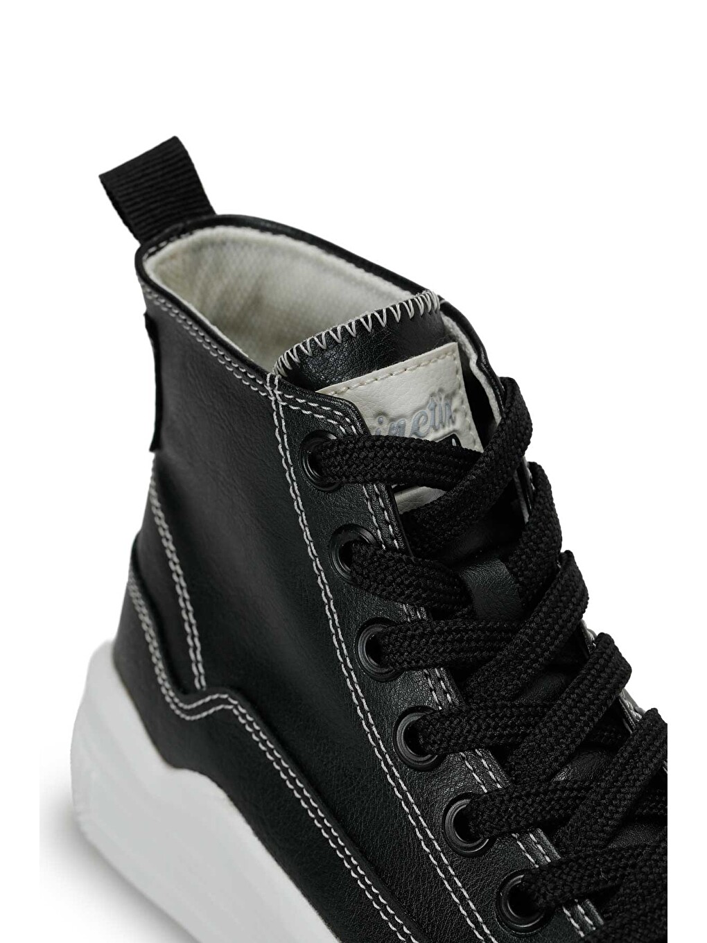 Lorna Hı J F Siyah Kız Çocuk High Sneaker-6
