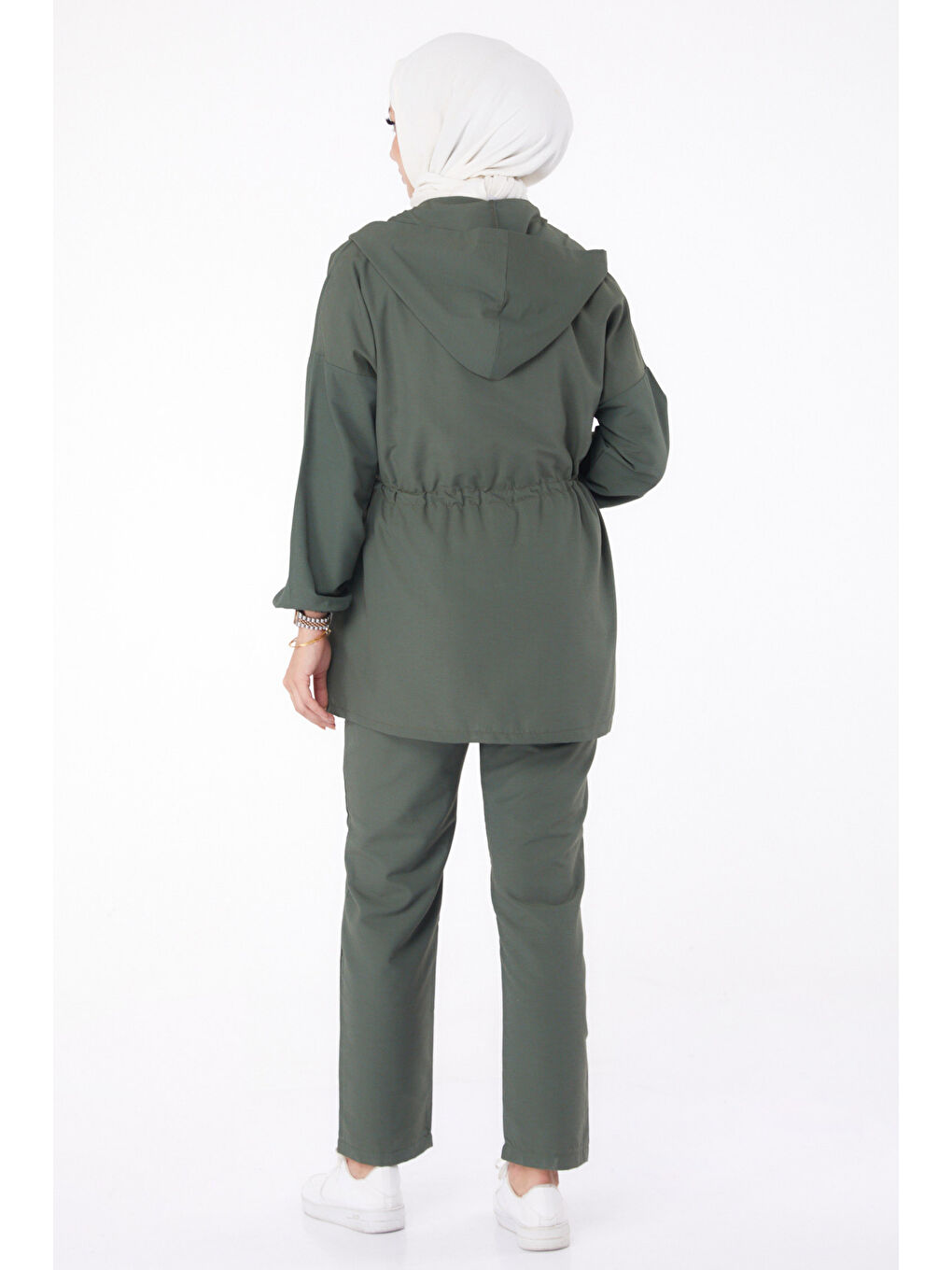 Önden Bağlamalı İkili Takım Haki - 27073-4