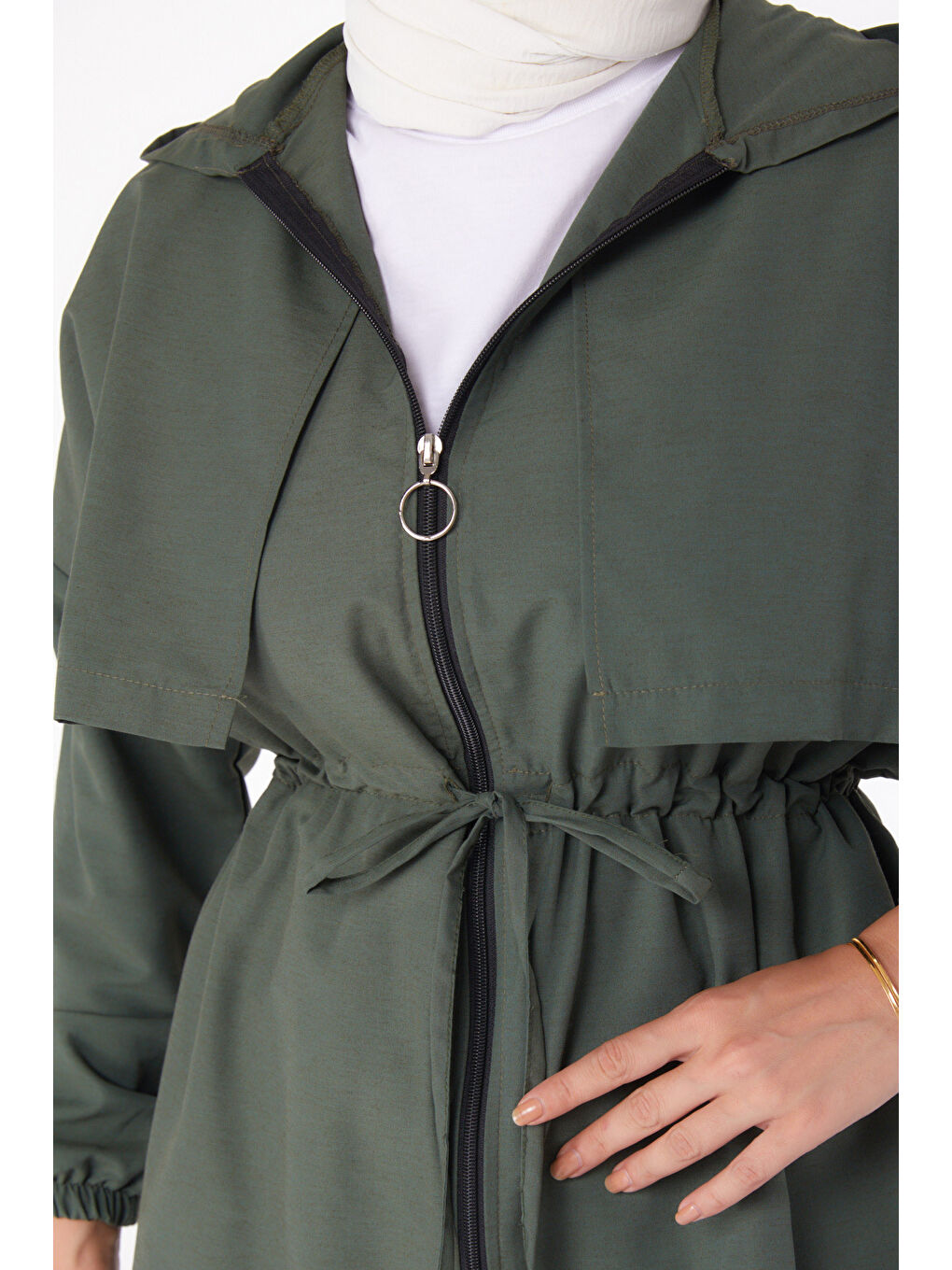 Önden Bağlamalı İkili Takım Haki - 27073-5