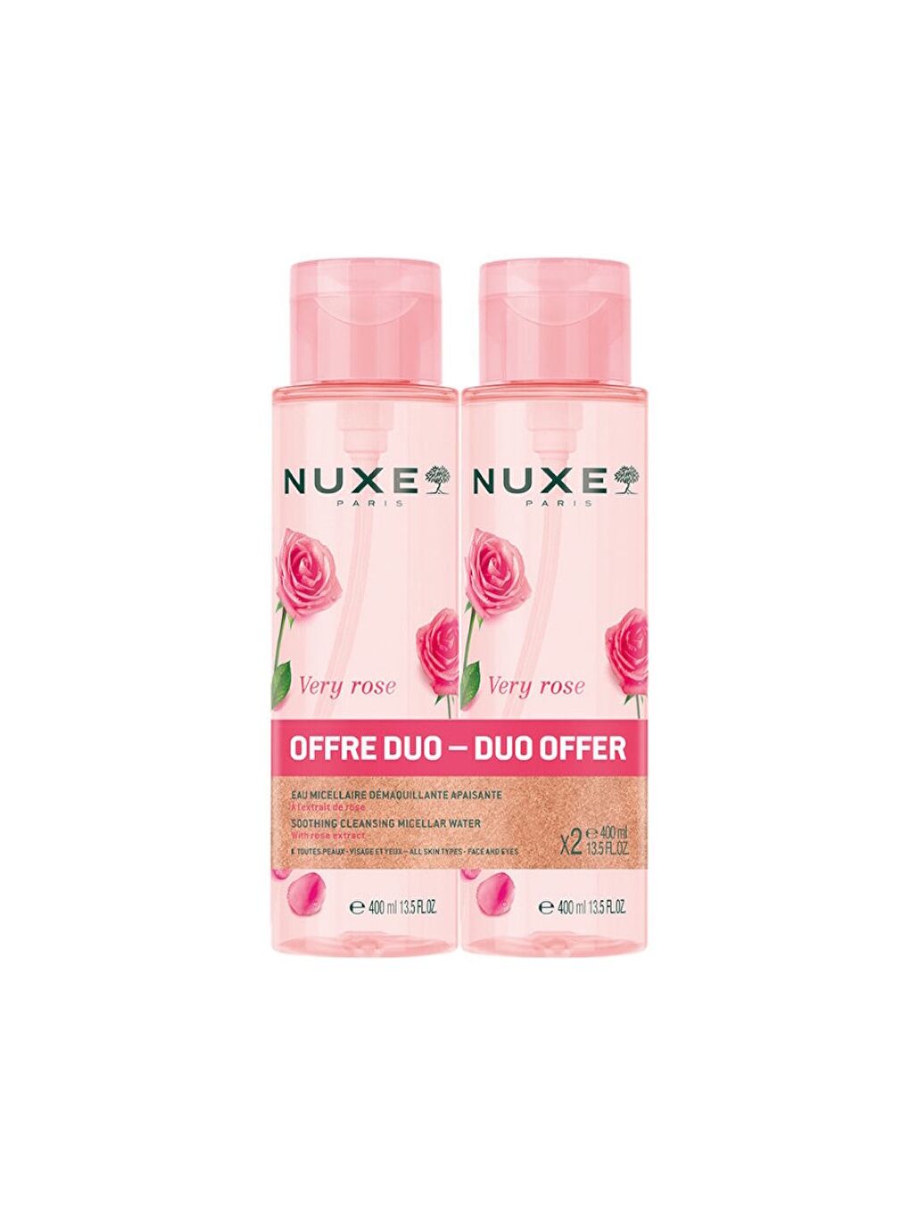 Very Rose Yatıştırıcı & Temizleyici Micellar Su 2X400ml