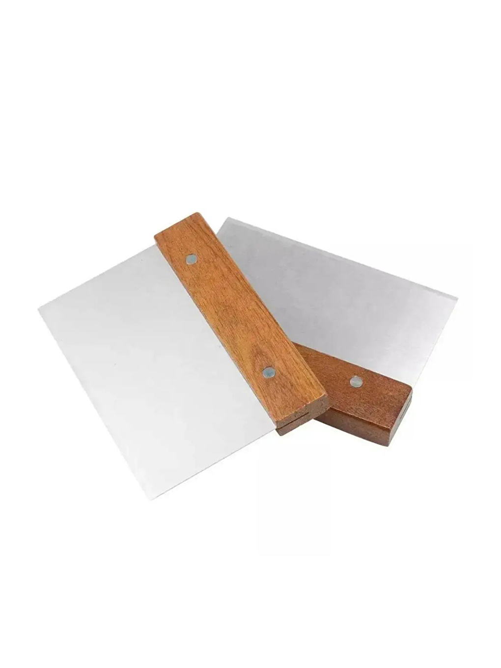 Mor Ölçülü Hamur Açma Matı 45x65 cm ve Paslanmaz Çelik Ahşap Saplı Hamur Kesici Kazıyıcı Spatula-6