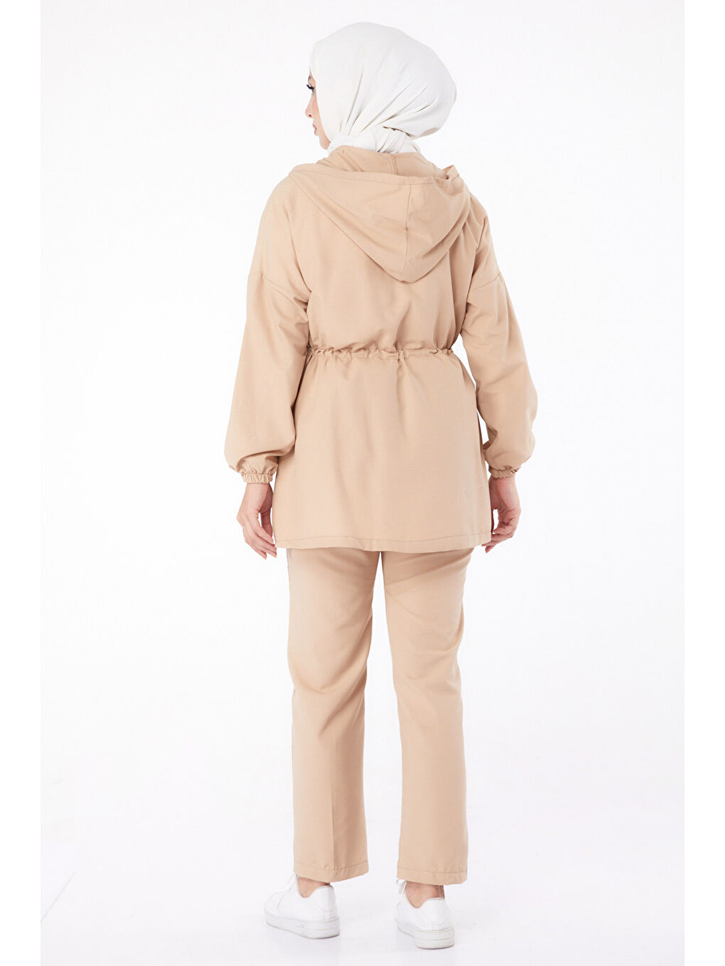 Bej Önden Bağlamalı İkili Takım Vizon - 27073-4