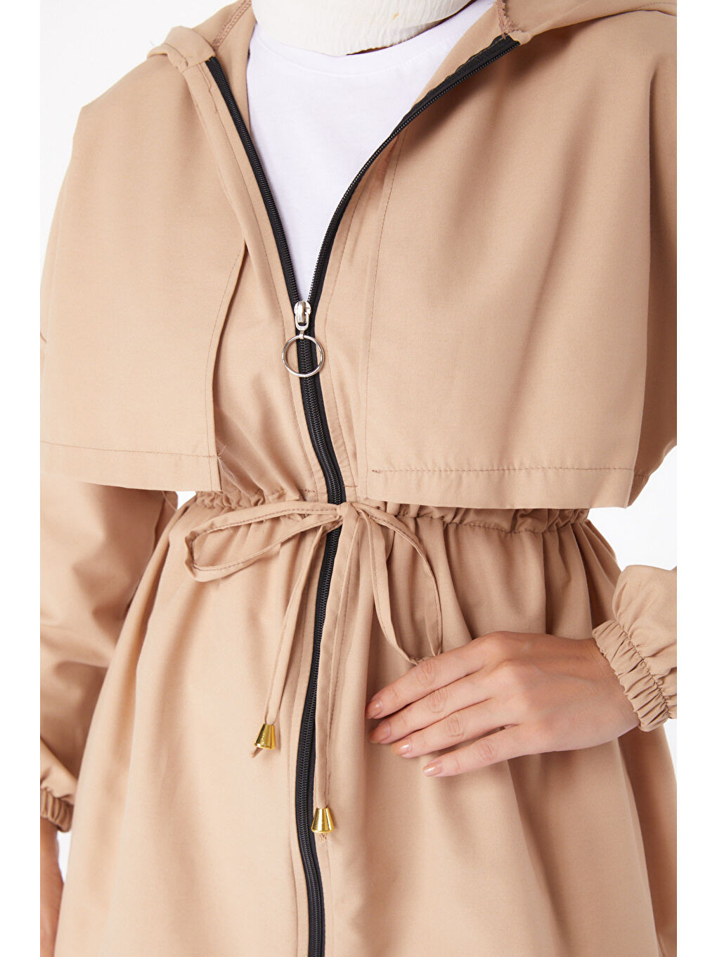 Bej Önden Bağlamalı İkili Takım Vizon - 27073-5