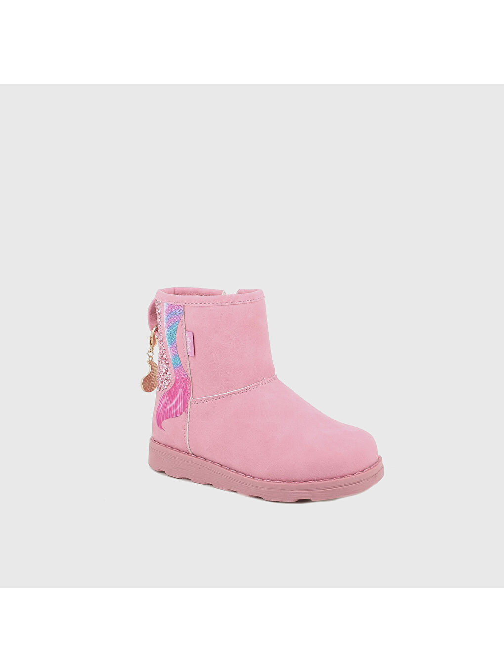 Pembe Kız Çocuk Bot 8988111 MEM 89881 NABUK PU/GLITTE-1