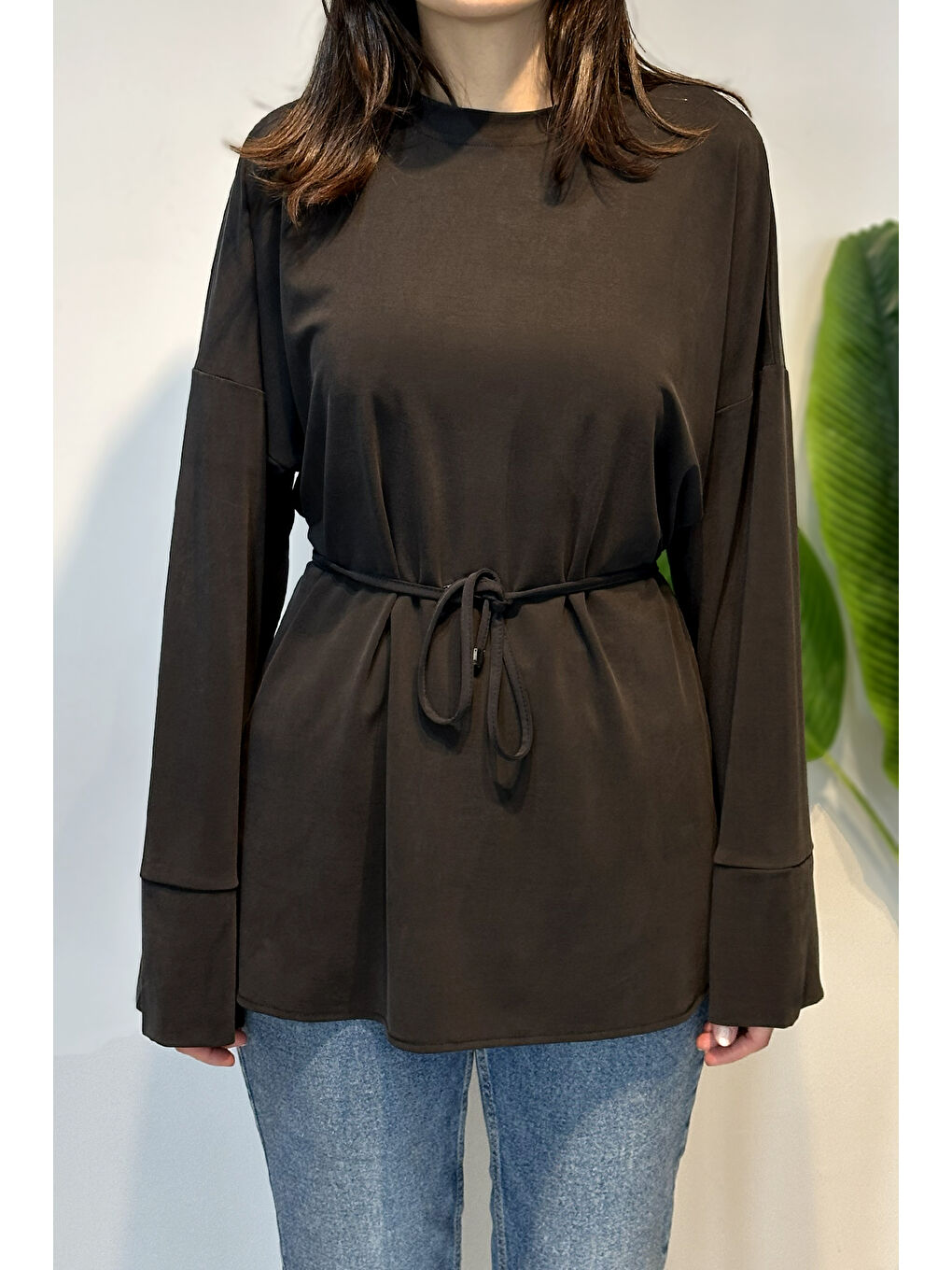 Pamuklu Bluz Tunik 7465 Siyah