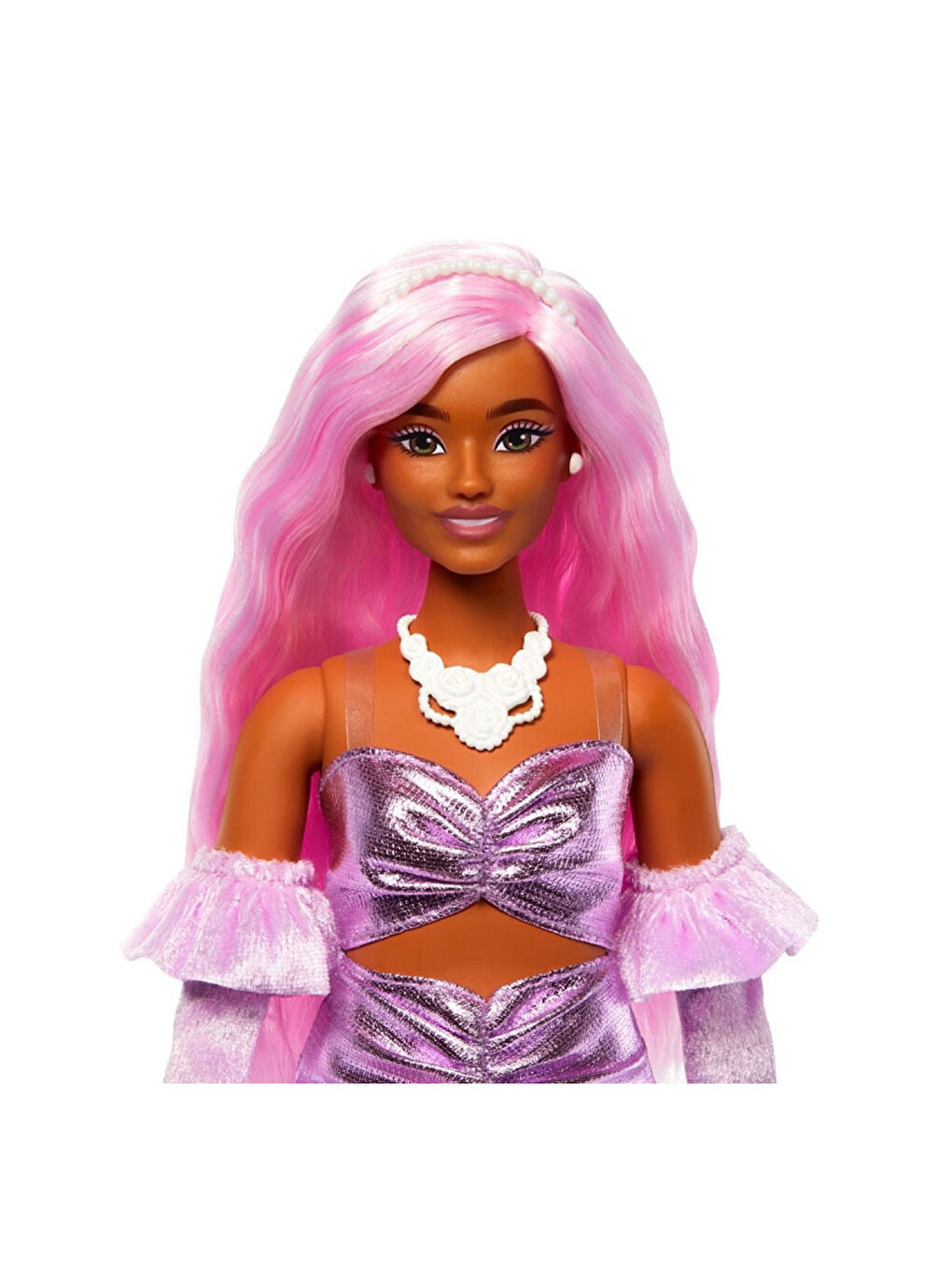 Barbie Deluxe Style Bebekler Pembe Saçlı HYV25-2