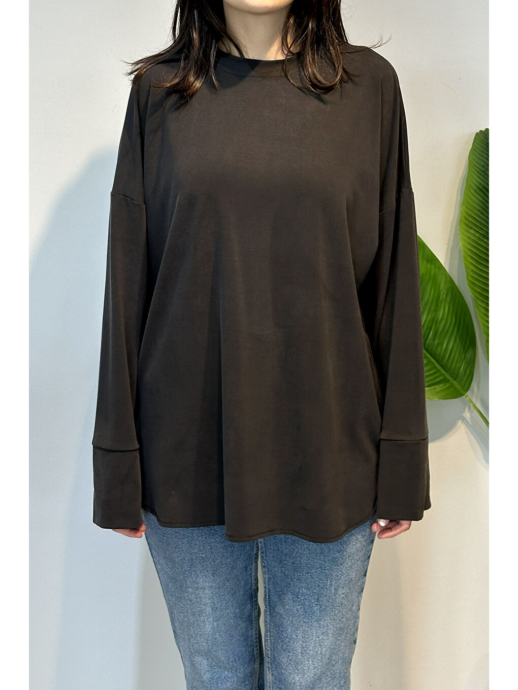 Pamuklu Bluz Tunik 7465 Siyah-3