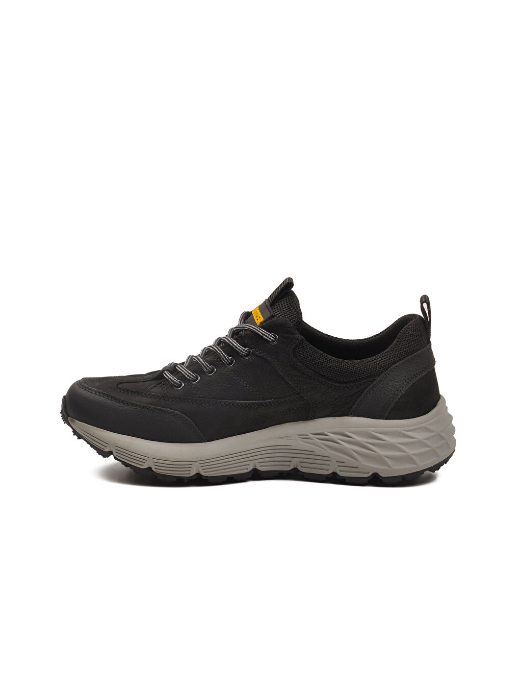 Siyah Nubuk Hakiki Deri Erkek Outdoor Ayakkabı 250069 M-3