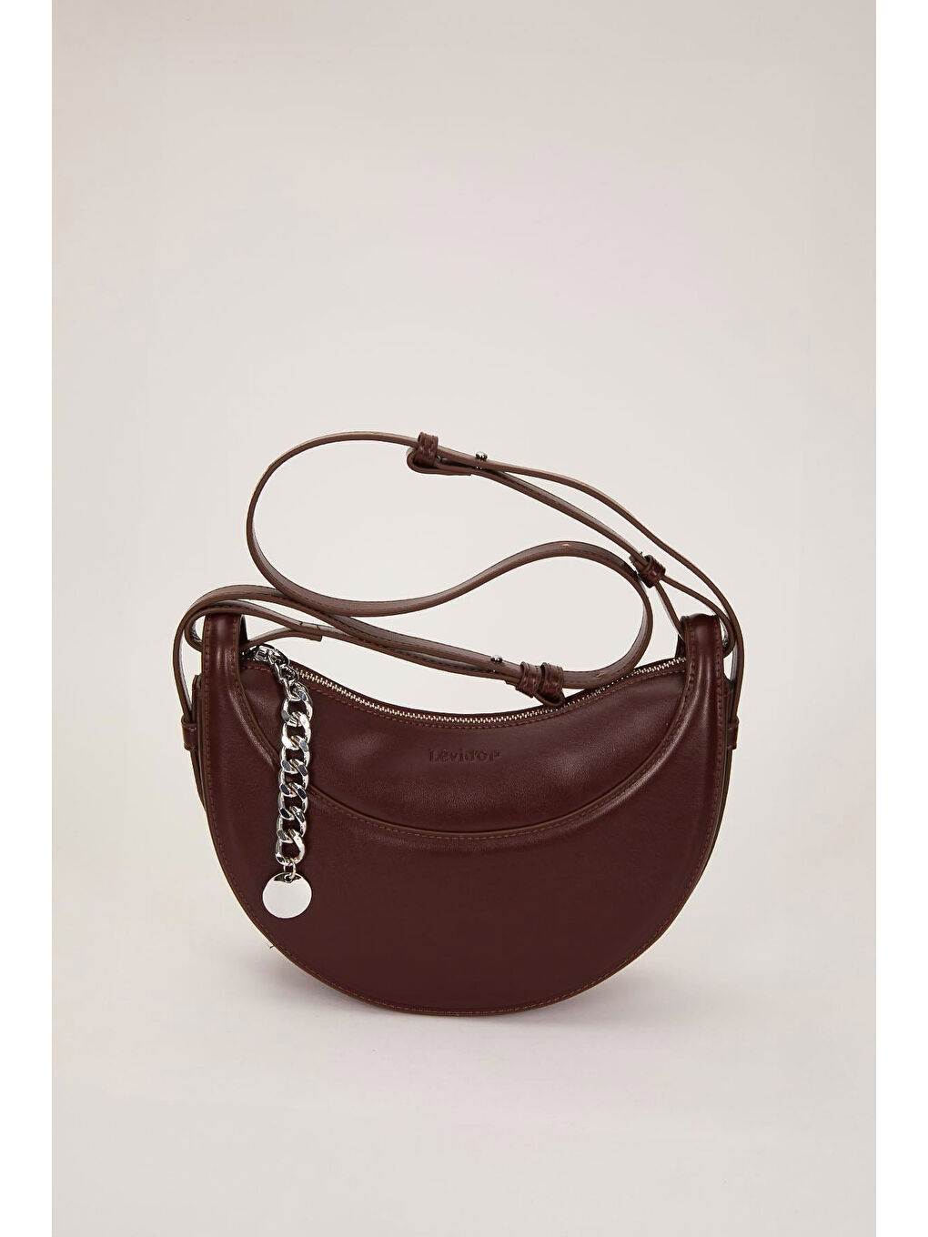 Levidor Premium Birleştirilebilir Askılı Deri Çanta 930624 Bordo