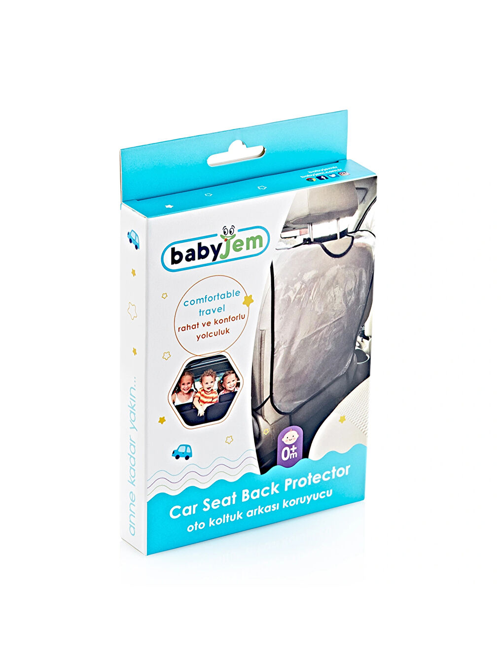 414 Desenli Oto Koltuğu Arkası Koruyucu Sayıları Öğreniyorum Temalı-6