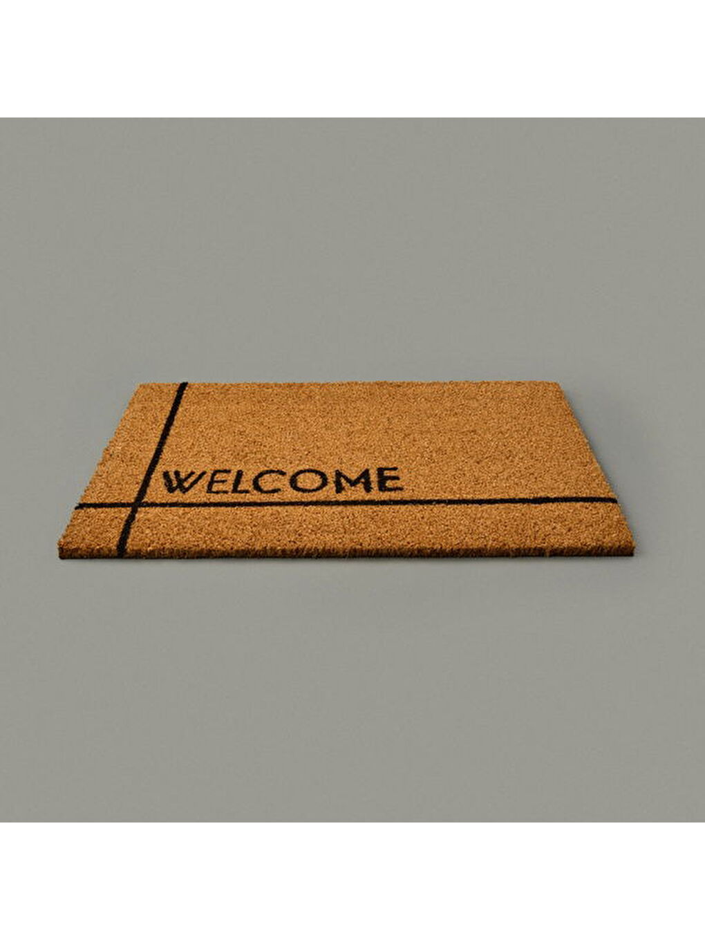 Giz Home Welcome Kapı Önü Paspası - Bej - 35x60 cm-2