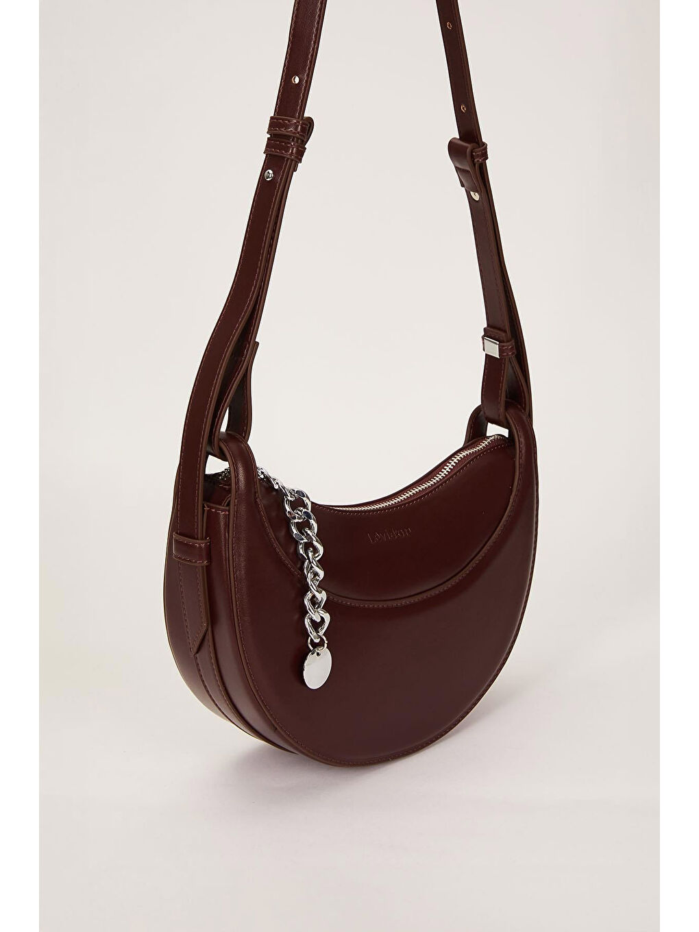 Levidor Premium Birleştirilebilir Askılı Deri Çanta 930624 Bordo-1