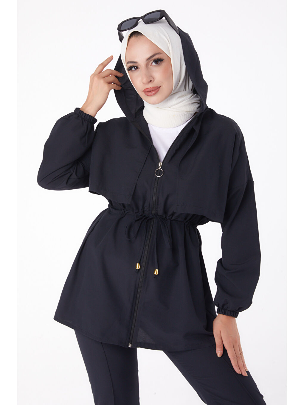 Önden Bağlamalı İkili Takım Siyah - 27073