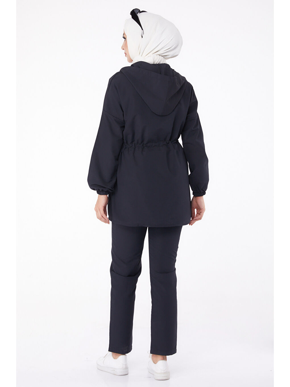 Önden Bağlamalı İkili Takım Siyah - 27073-4