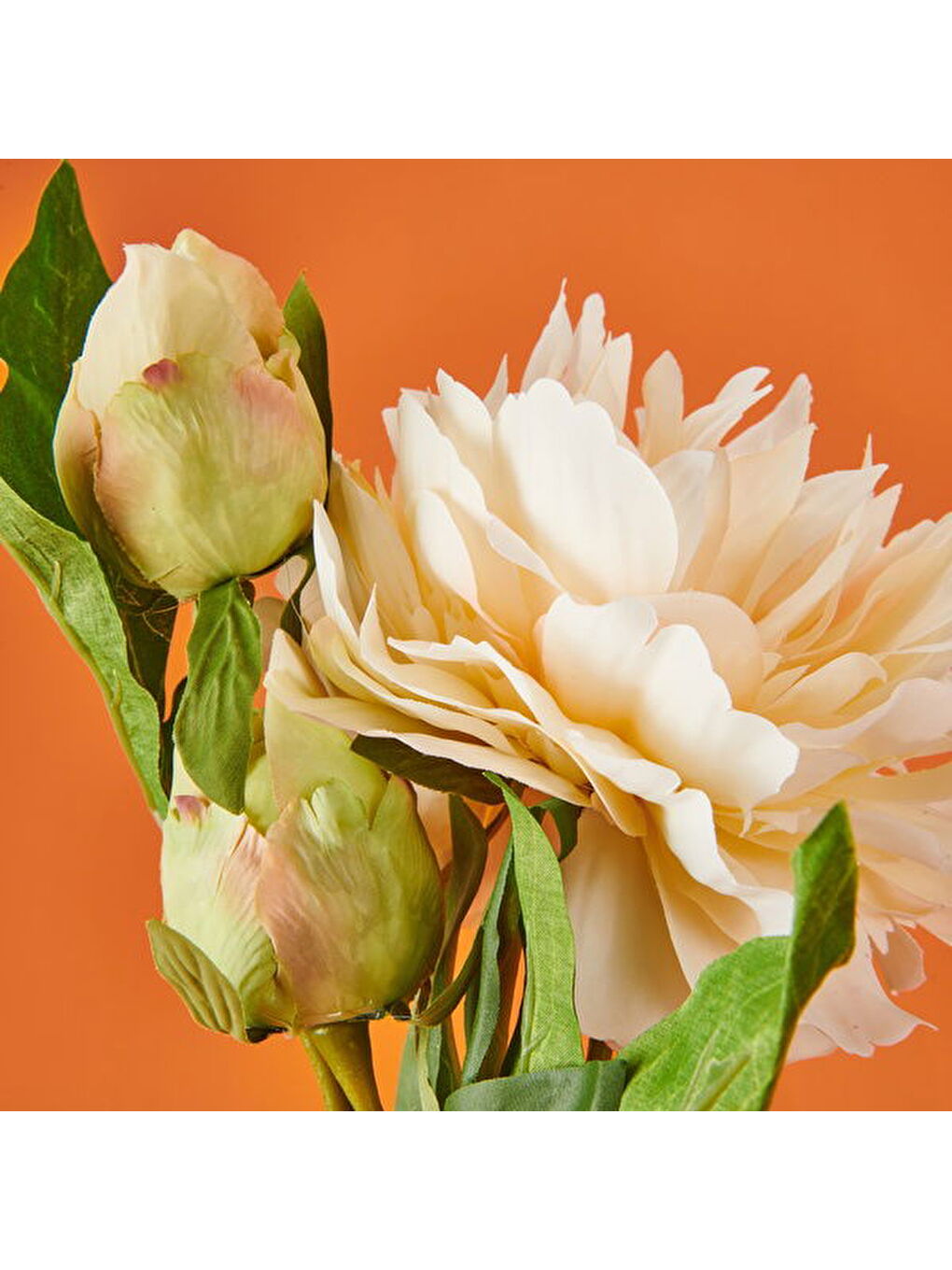 Ekru Şakayık Yapay Çiçek - Krem - 65 cm-1