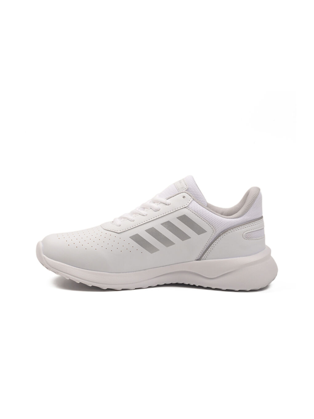 Beyaz Bağcıklı Hafif Esnek Erkek Spor Ayakkabı Nereus M-3