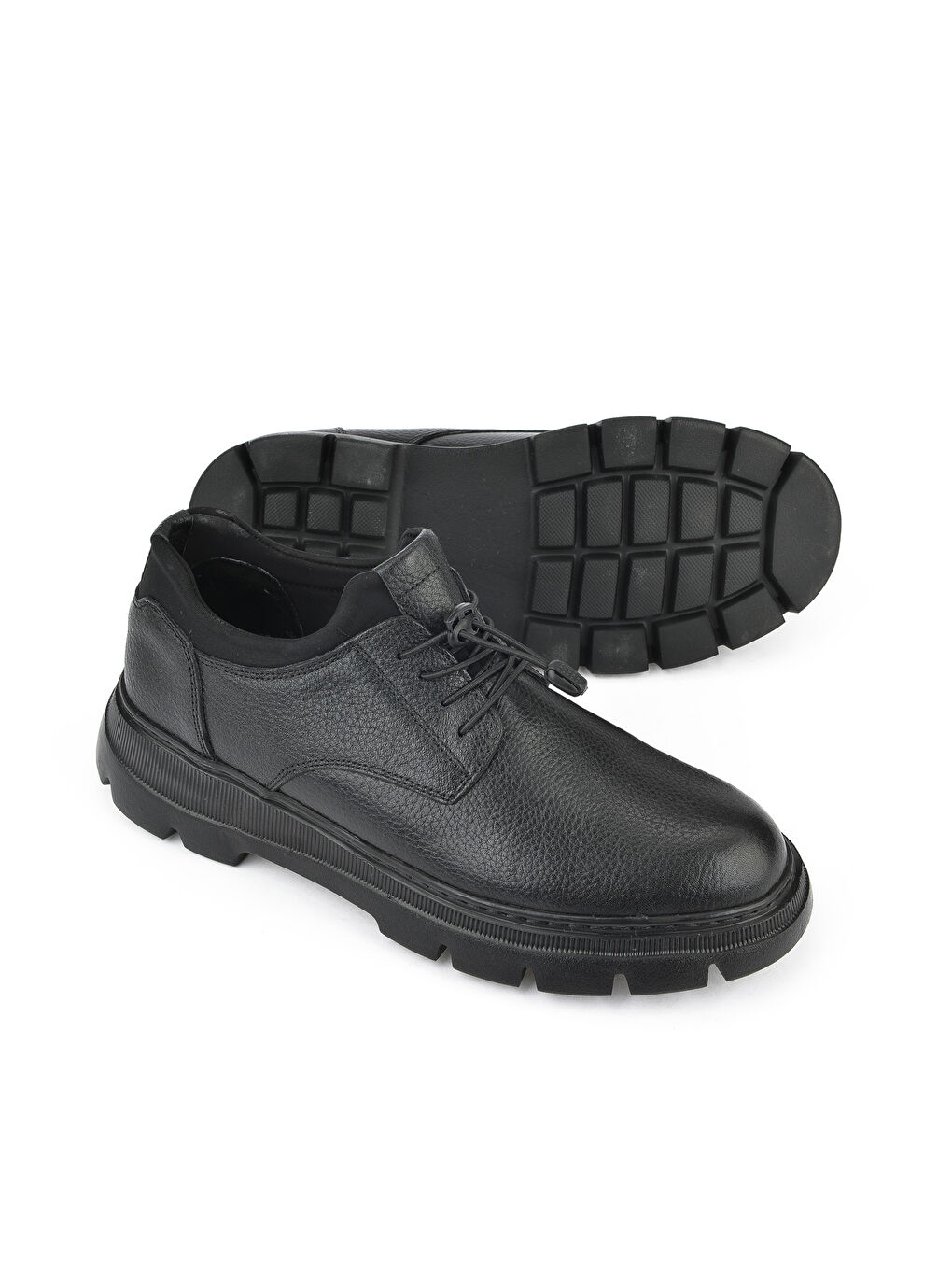 Erkek Hakiki Deri Ayakkabı 14310071250 Siyah-1