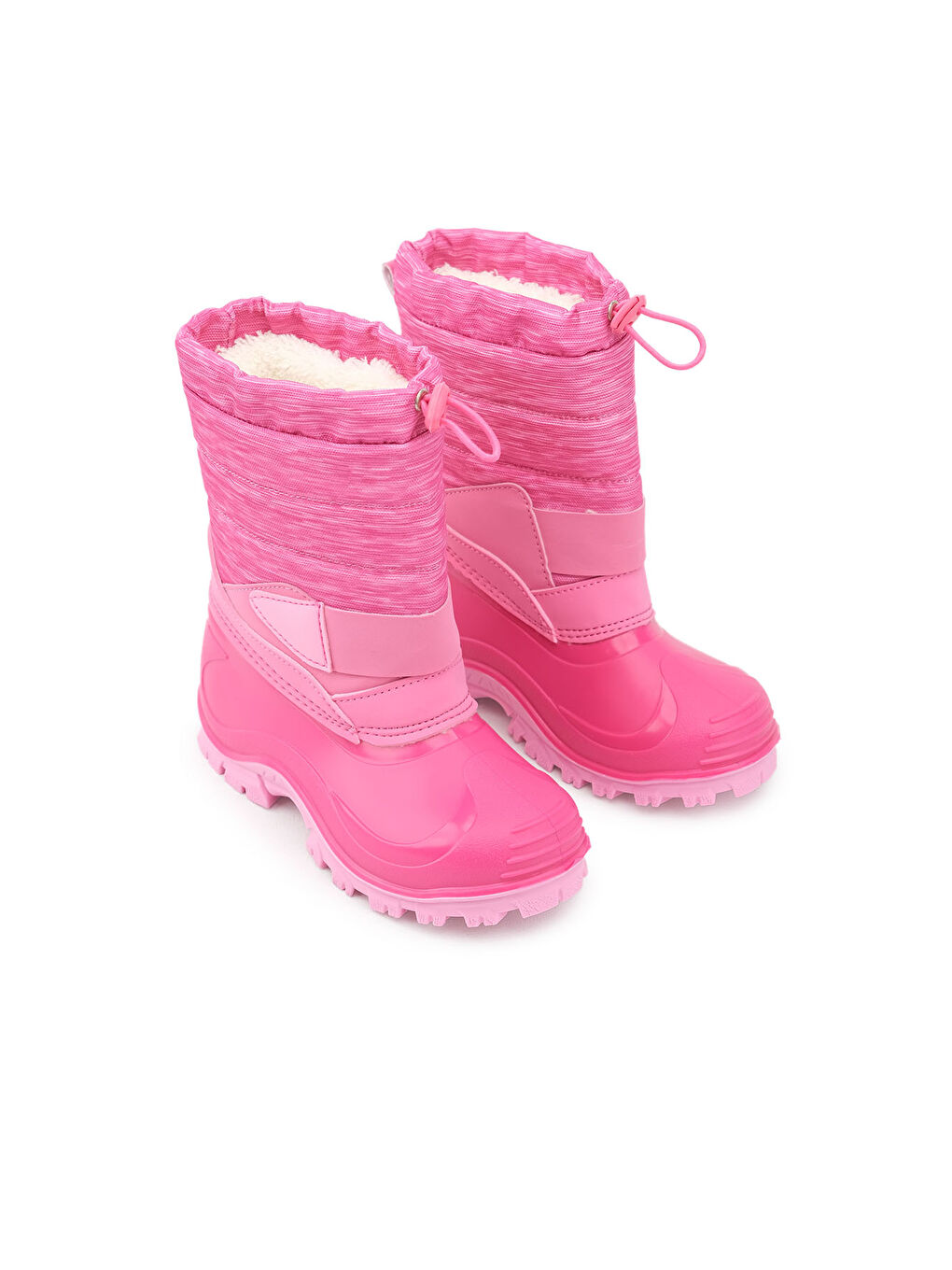Fuşya Kışlık Kız Çocuk İçi Sıcak Astarlı Kar Bot Çizme-2