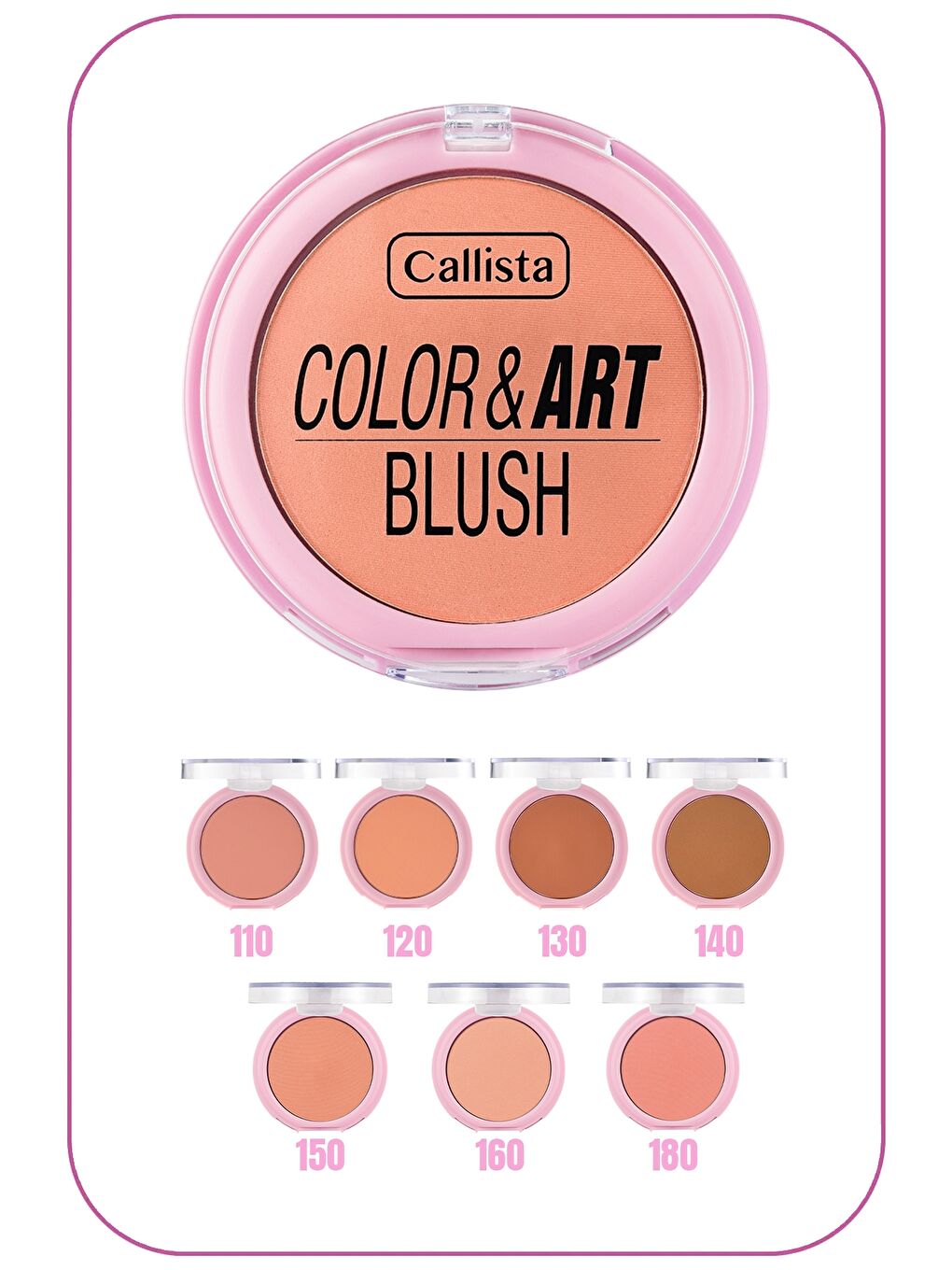 Callista Pembe Color Art Blush Allık 150 Coral Crush - 2