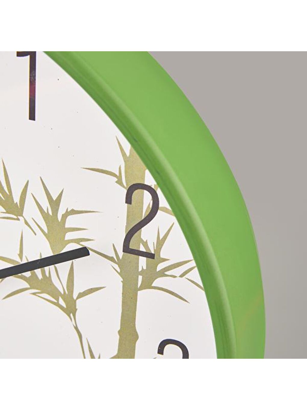 Deco Blad Duvar Saati - Yeşil - 30 cm-1