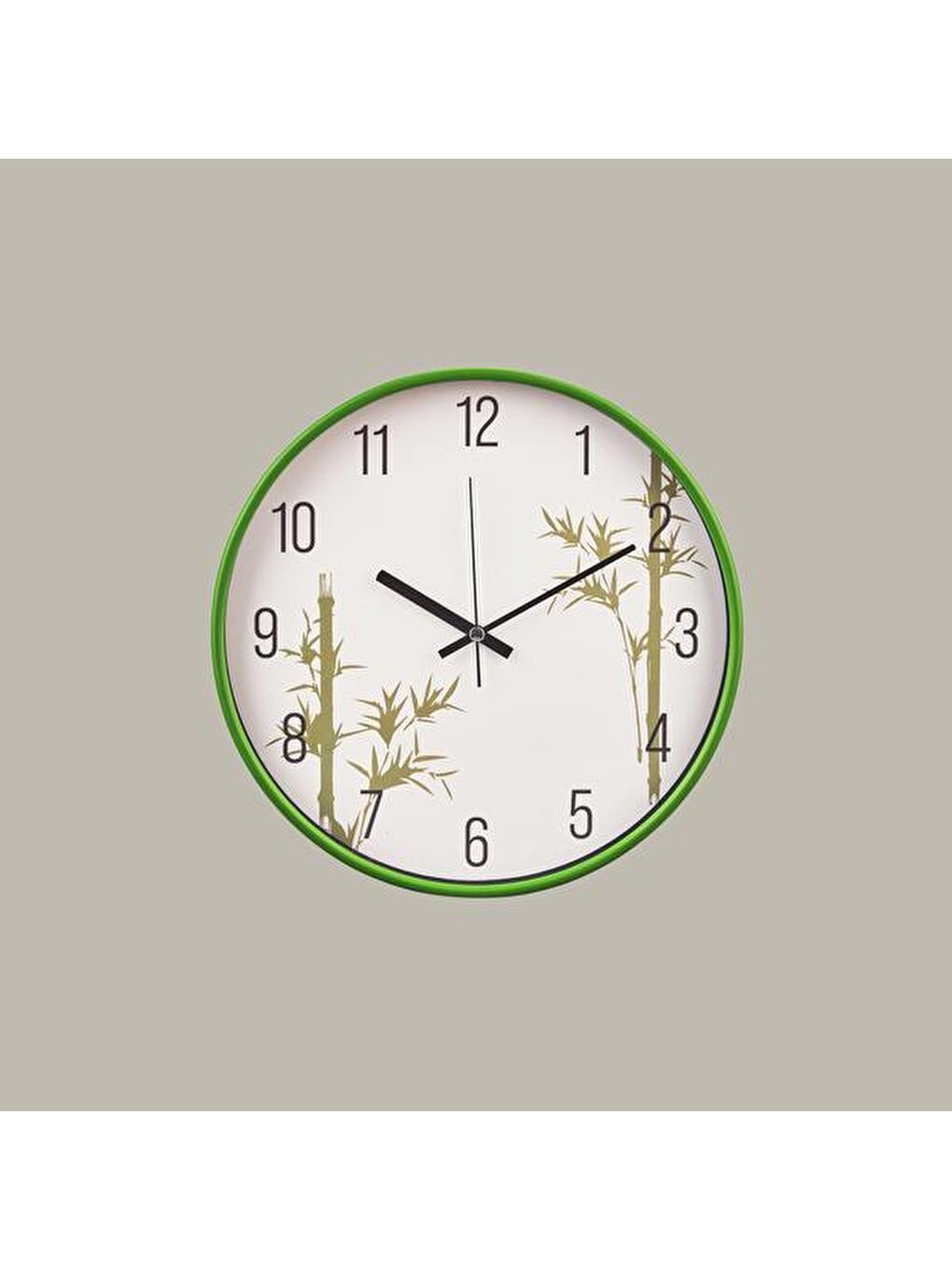 Deco Blad Duvar Saati - Yeşil - 30 cm-3