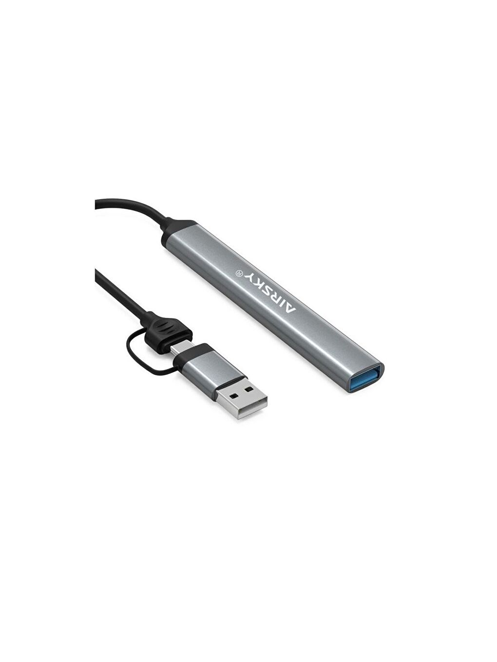 USB 3.0/USB 2.0/SD/TF Girişli 5 in 1 Tip-C Çevirici Adaptörü-4